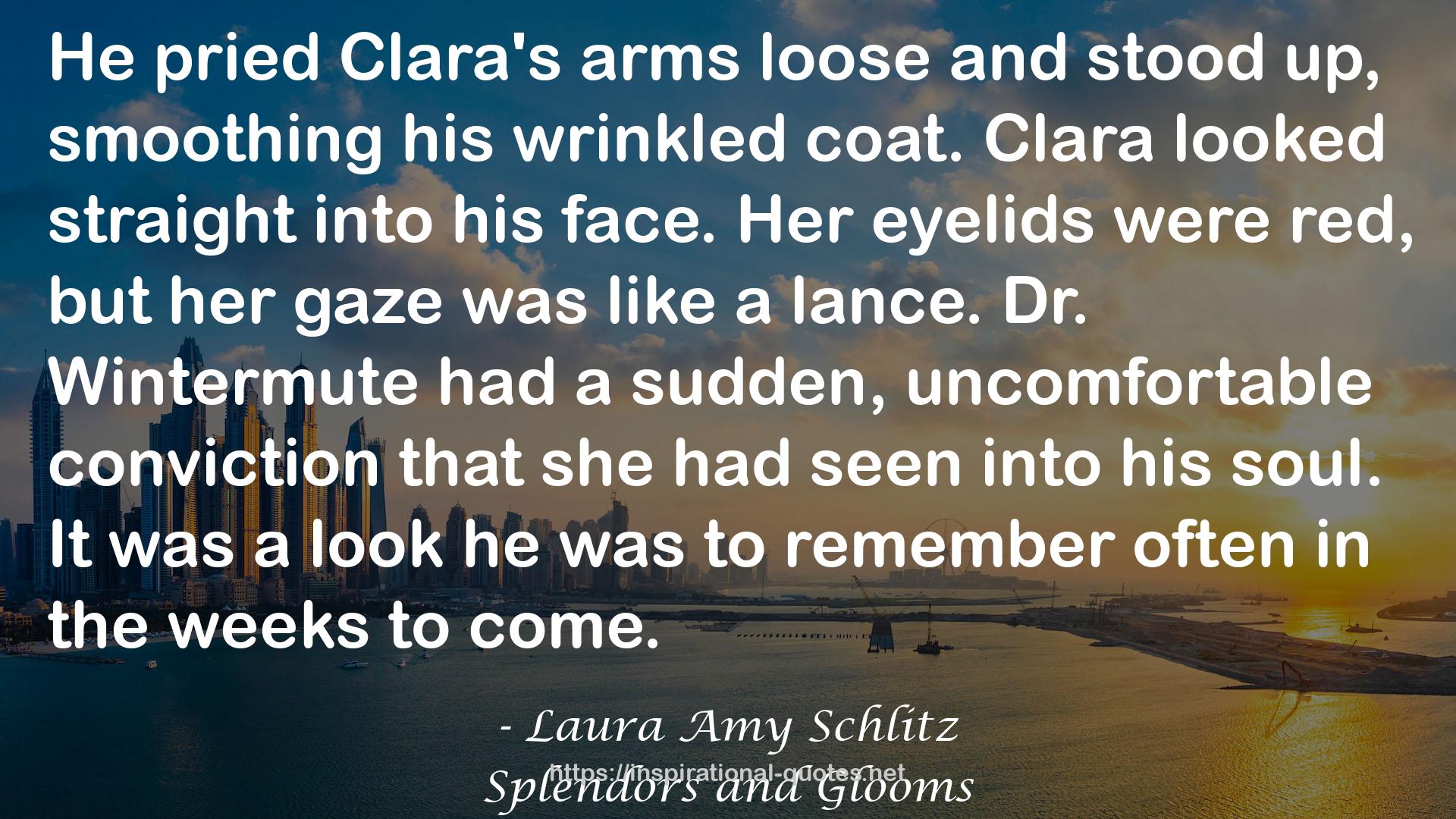 Clara's arms  QUOTES