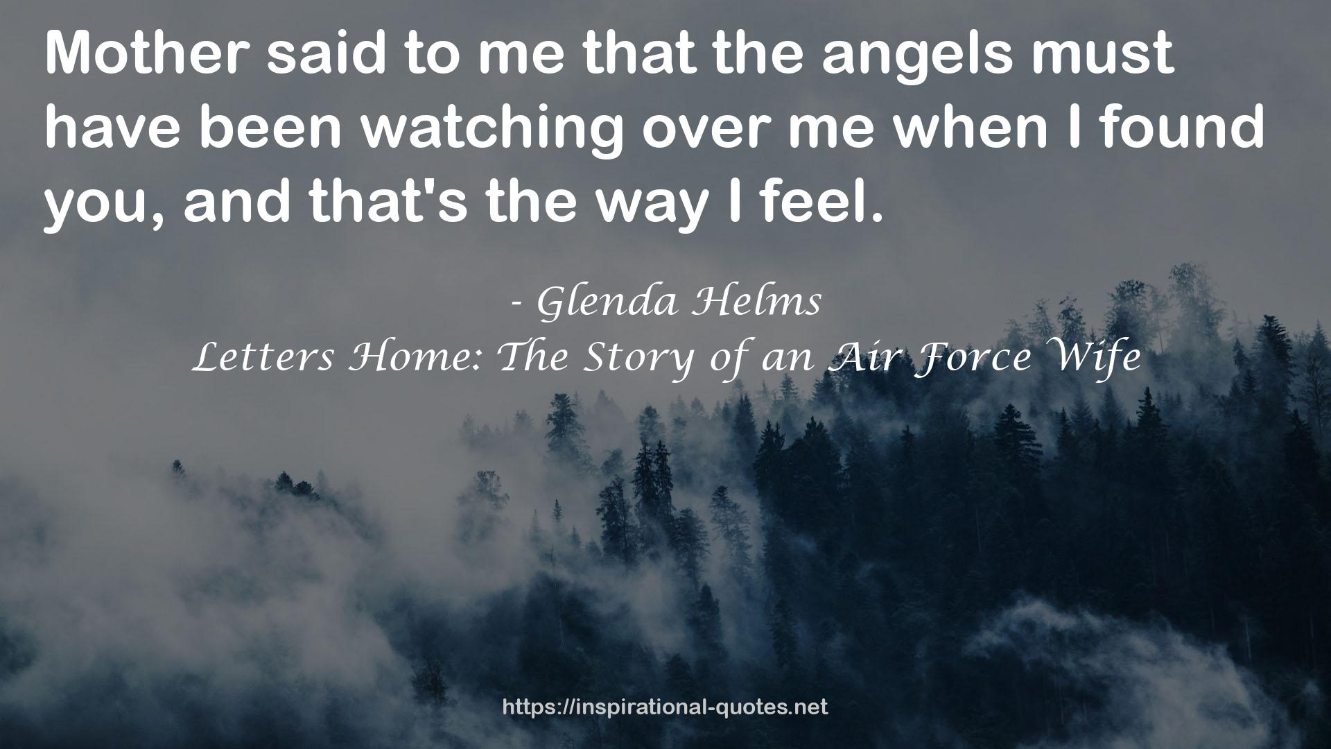 Letters Home: The Story of an Air Force Wife QUOTES
