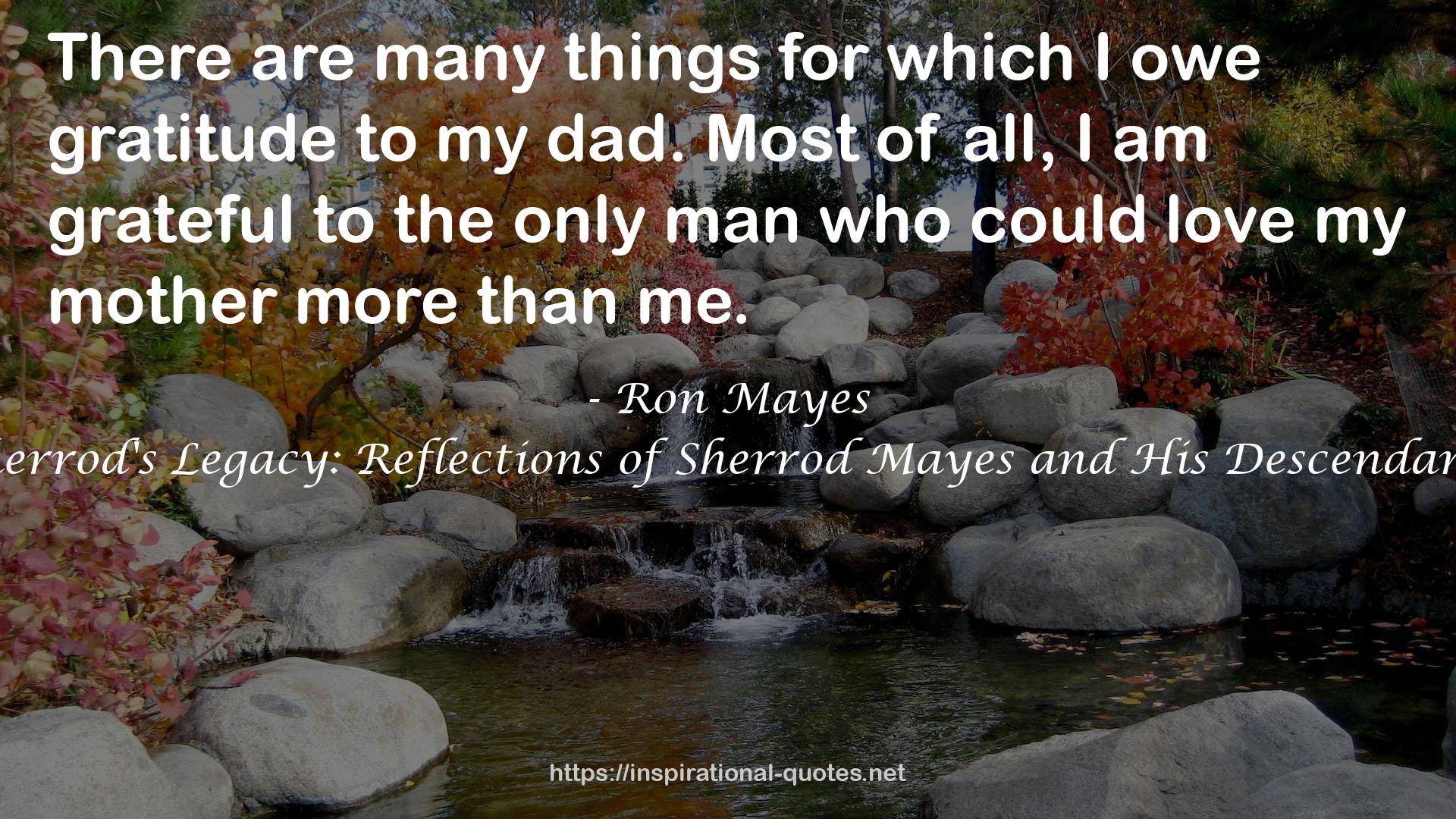 Ron Mayes QUOTES
