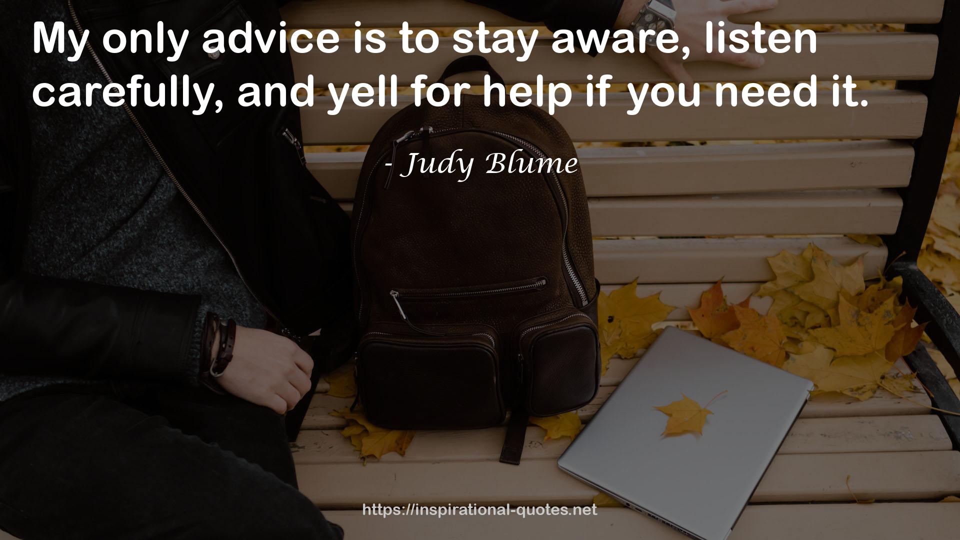 Judy Blume QUOTES