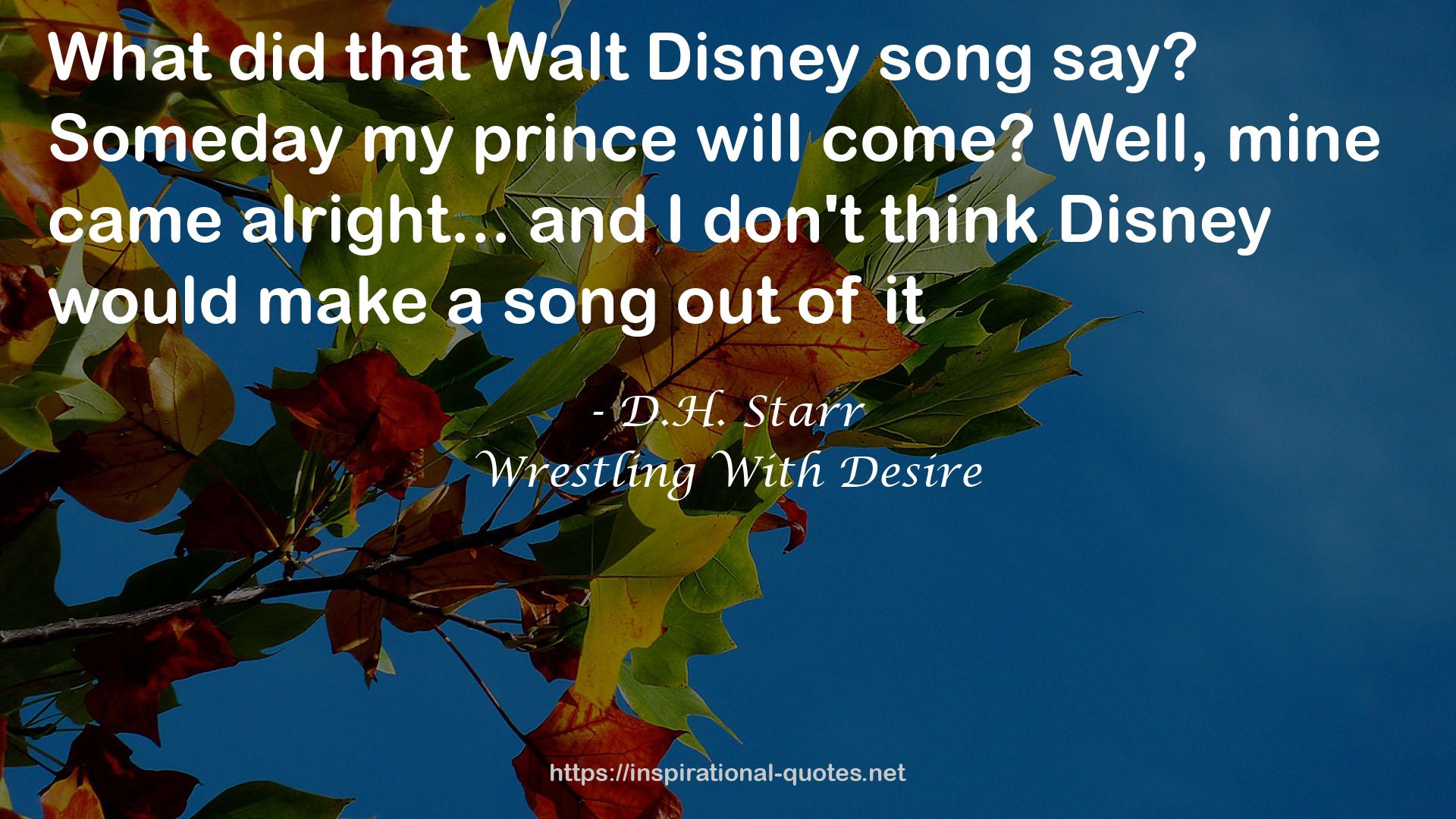 Wrestling With Desire QUOTES