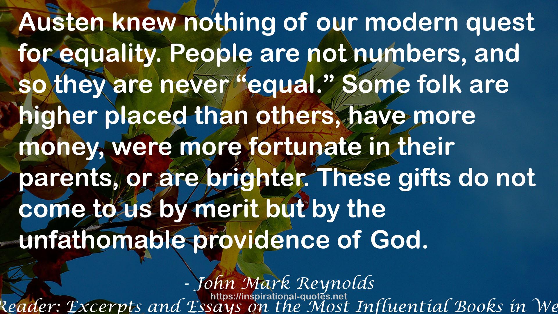 the unfathomable providence  QUOTES