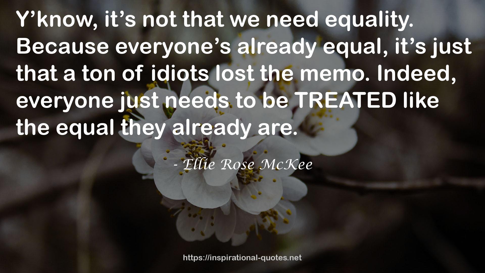 Ellie Rose McKee QUOTES