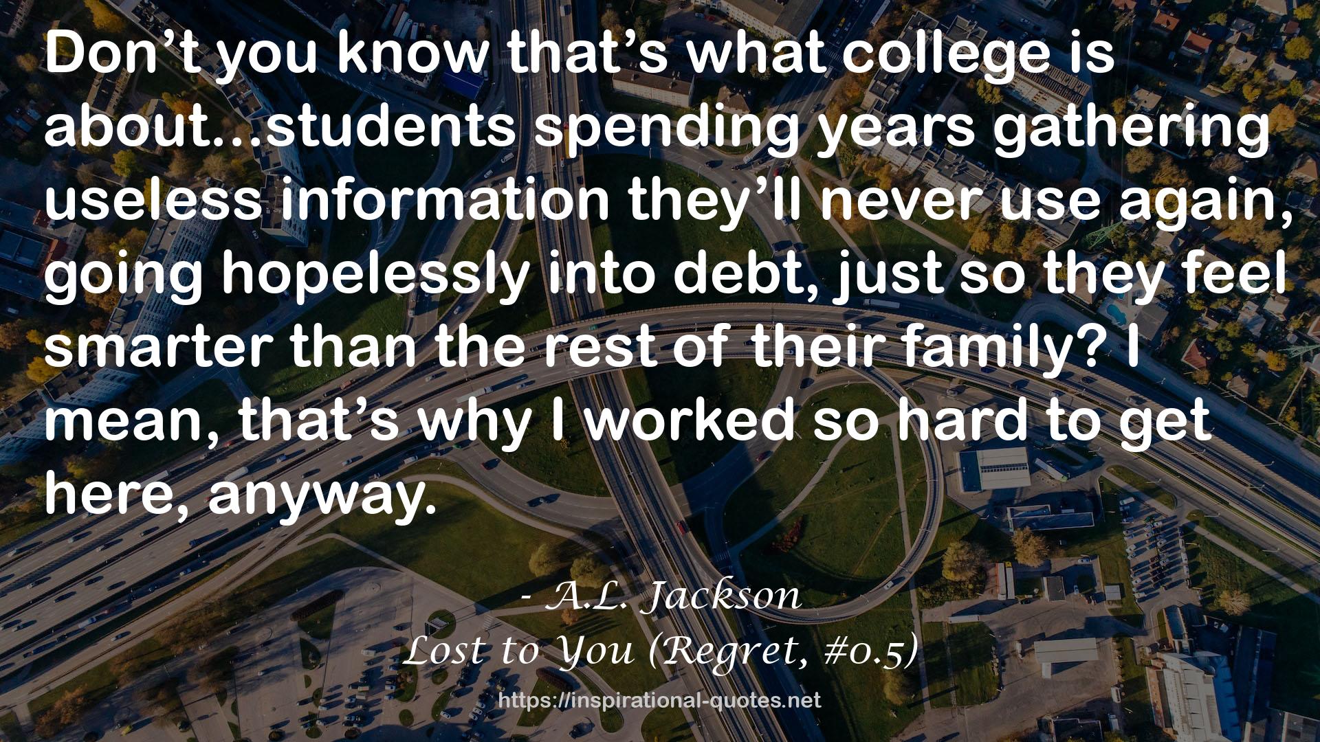 A.L. Jackson QUOTES