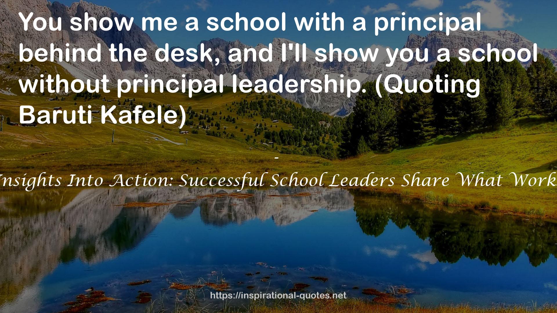 a principal  QUOTES