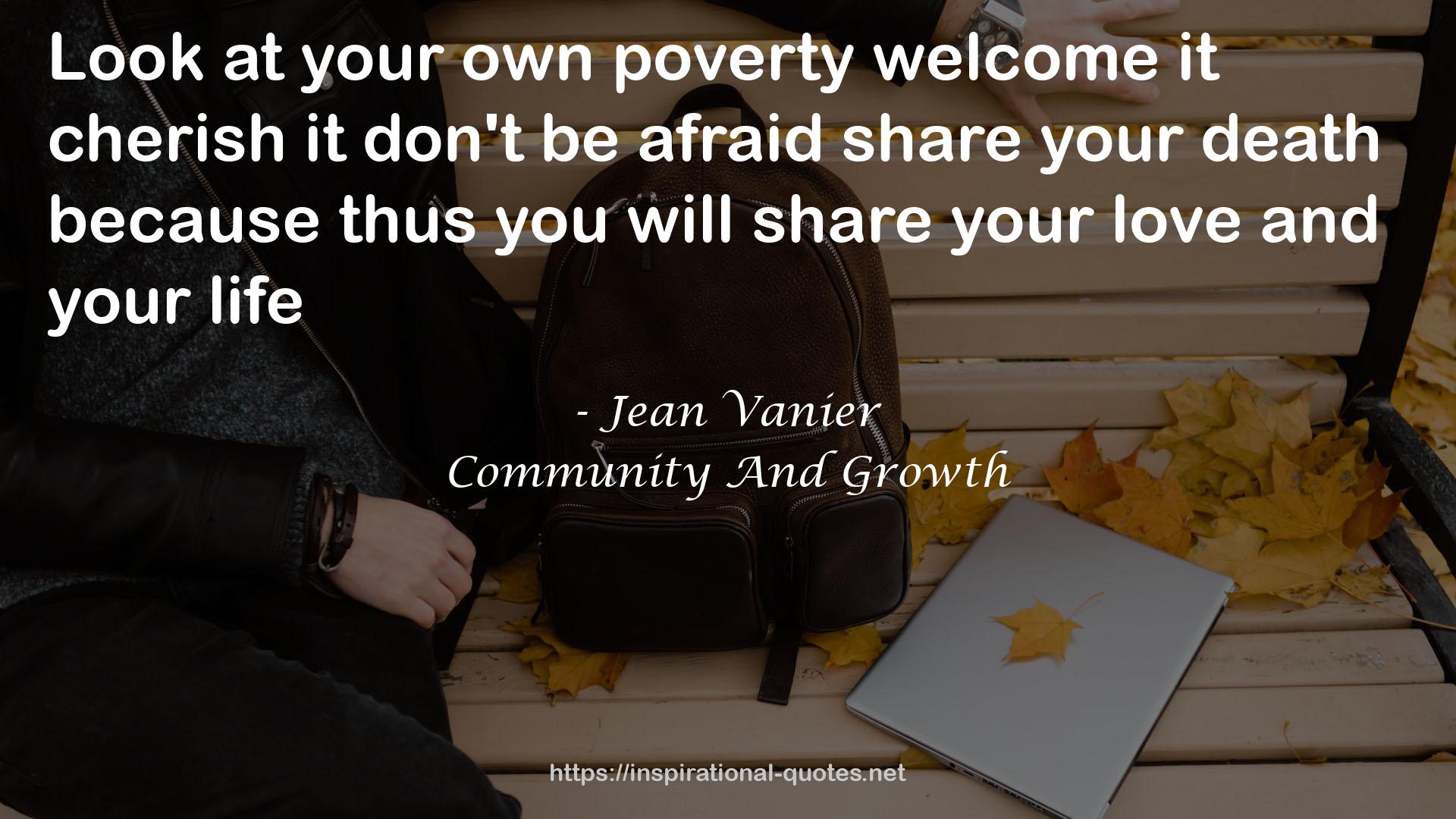 your own povertywelcome itcherish  QUOTES
