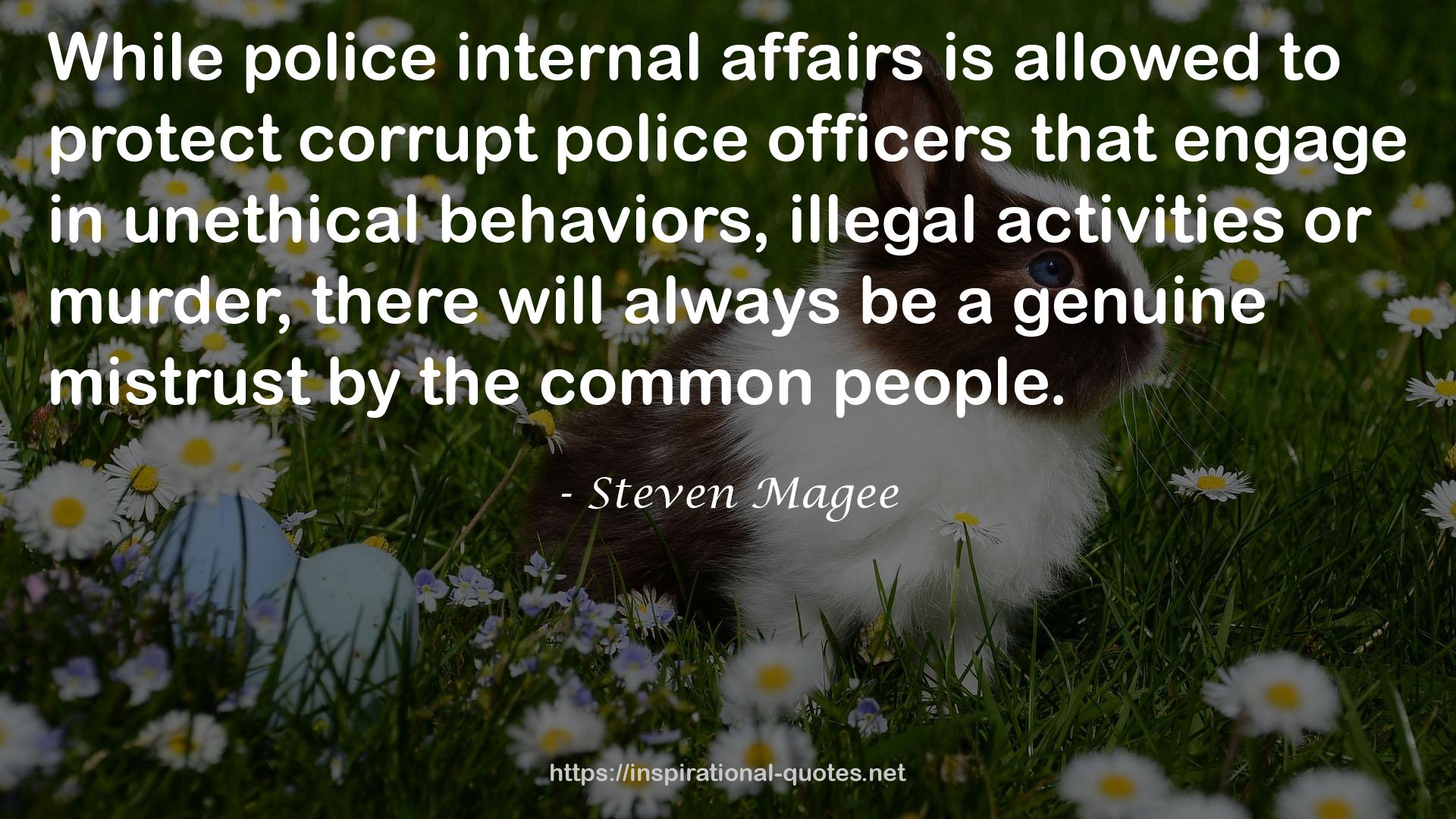 corrupt police officers  QUOTES