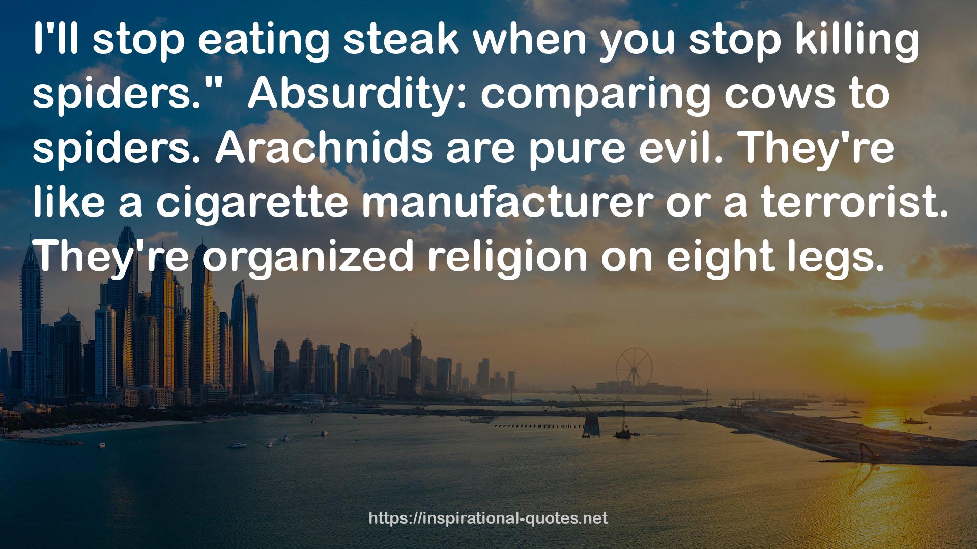 a cigarette manufacturer  QUOTES