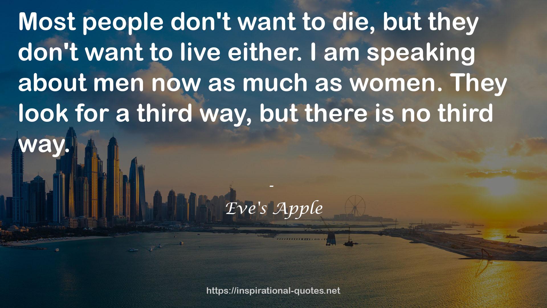 Eve's Apple QUOTES