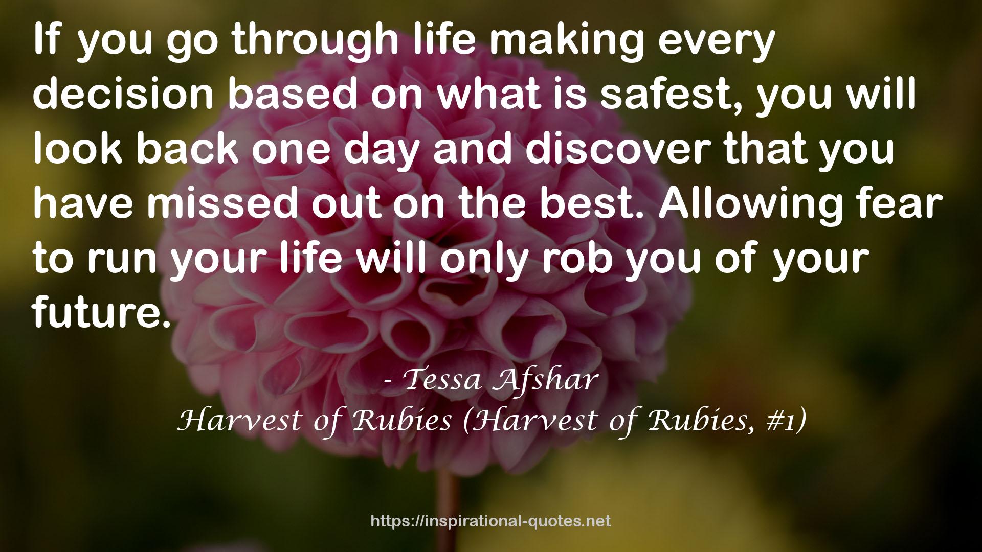 Harvest of Rubies (Harvest of Rubies, #1) QUOTES