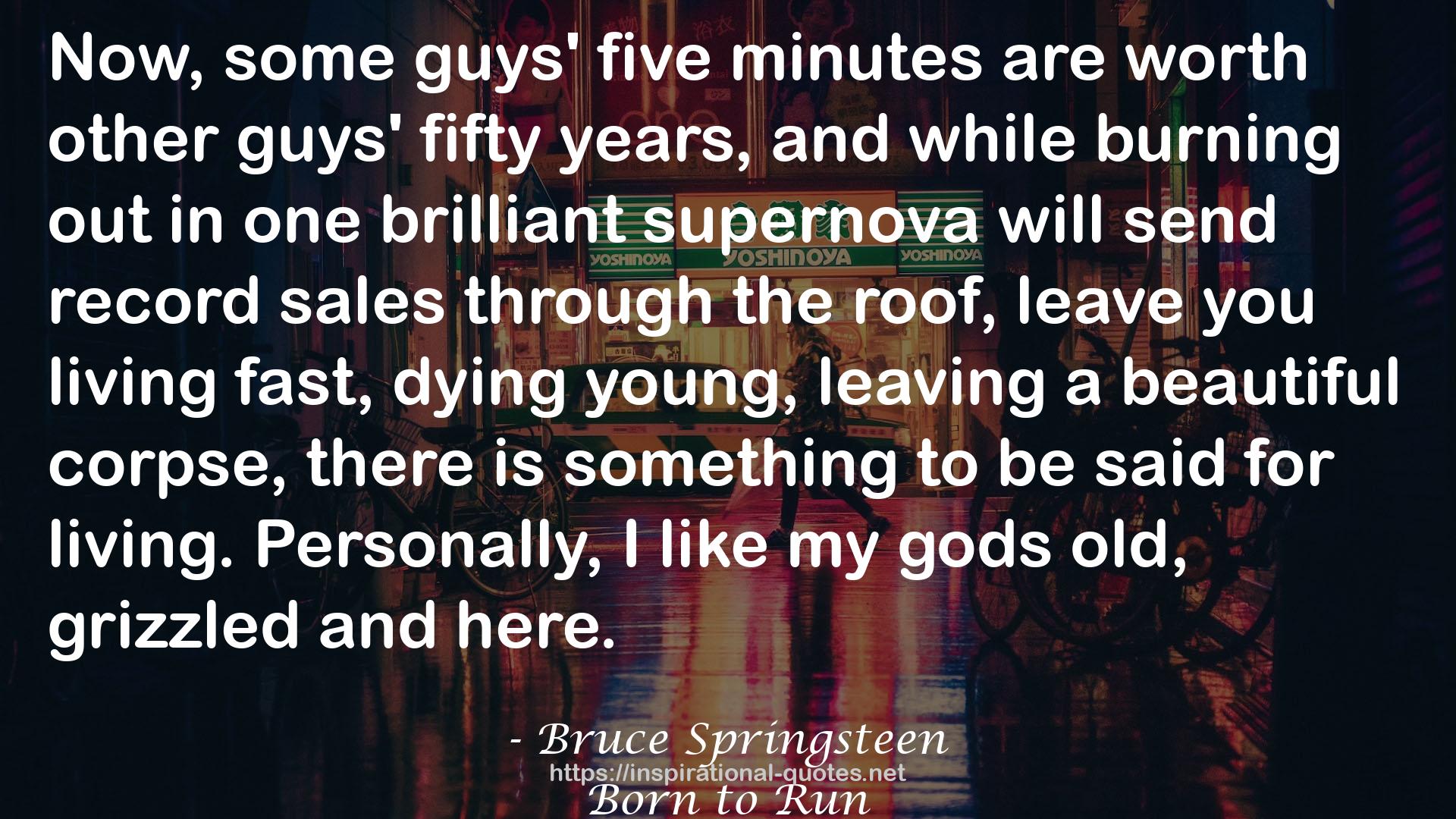 some guys' five minutes  QUOTES