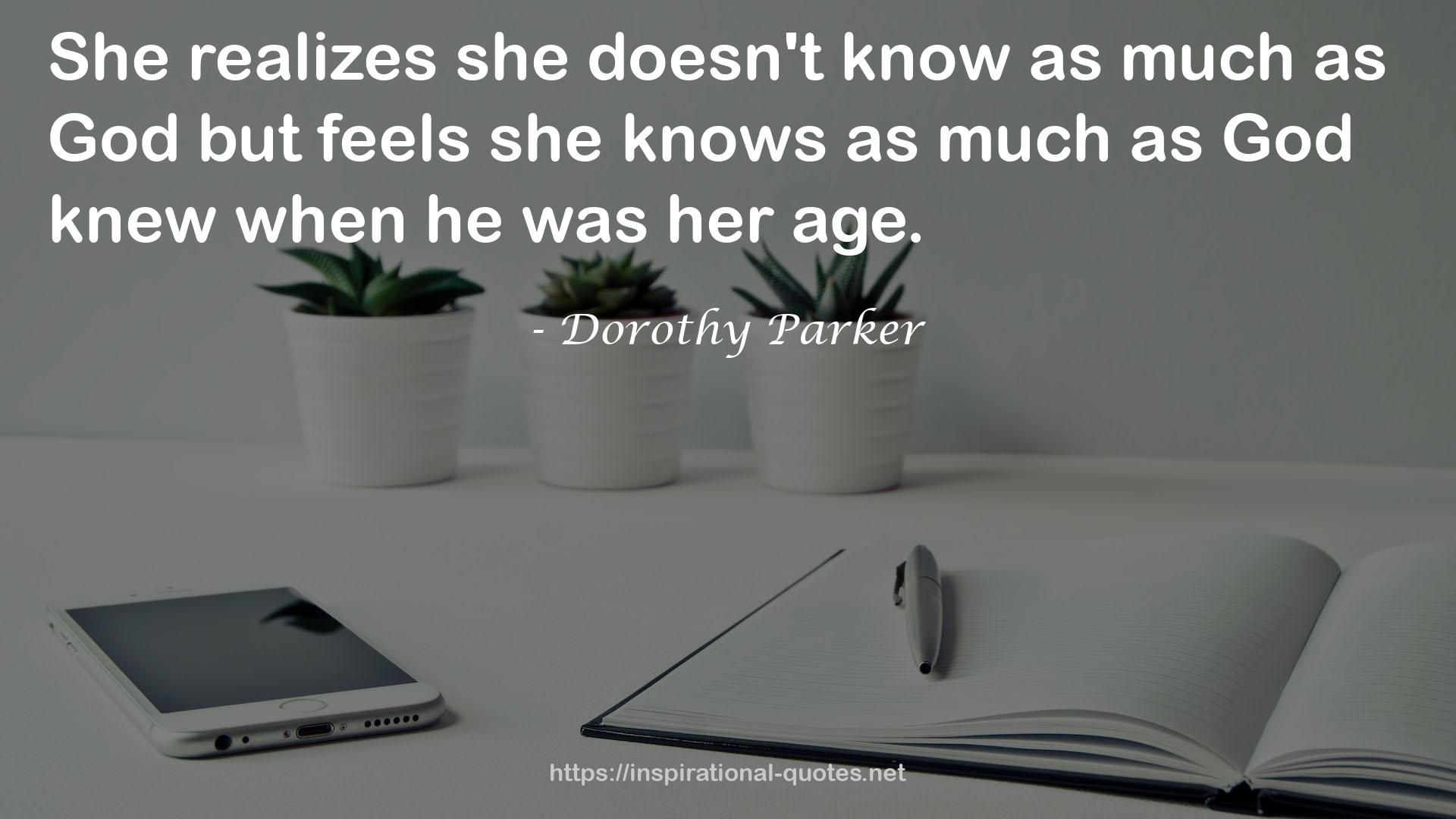 Dorothy Parker QUOTES