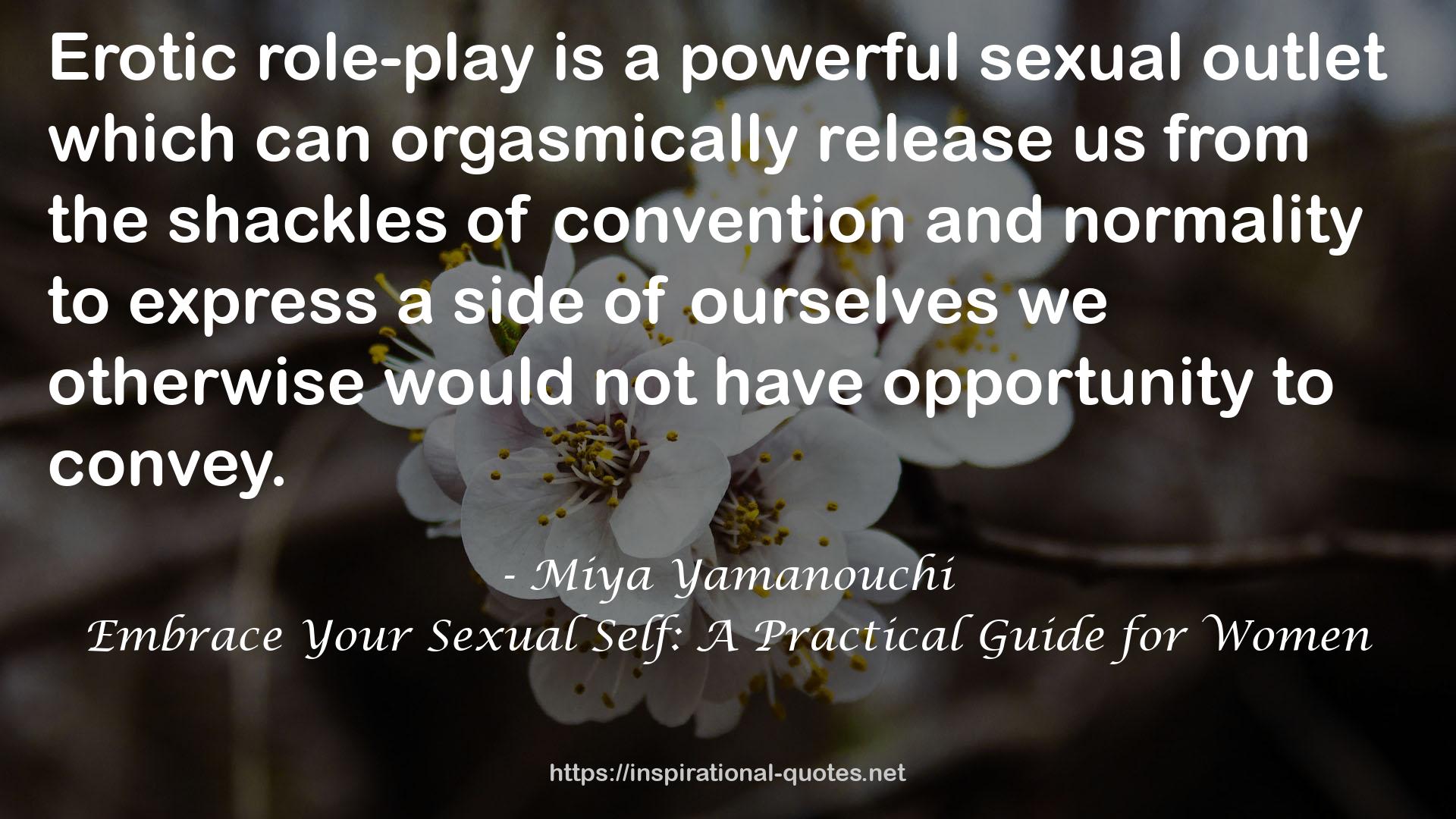 a powerful sexual outlet  QUOTES