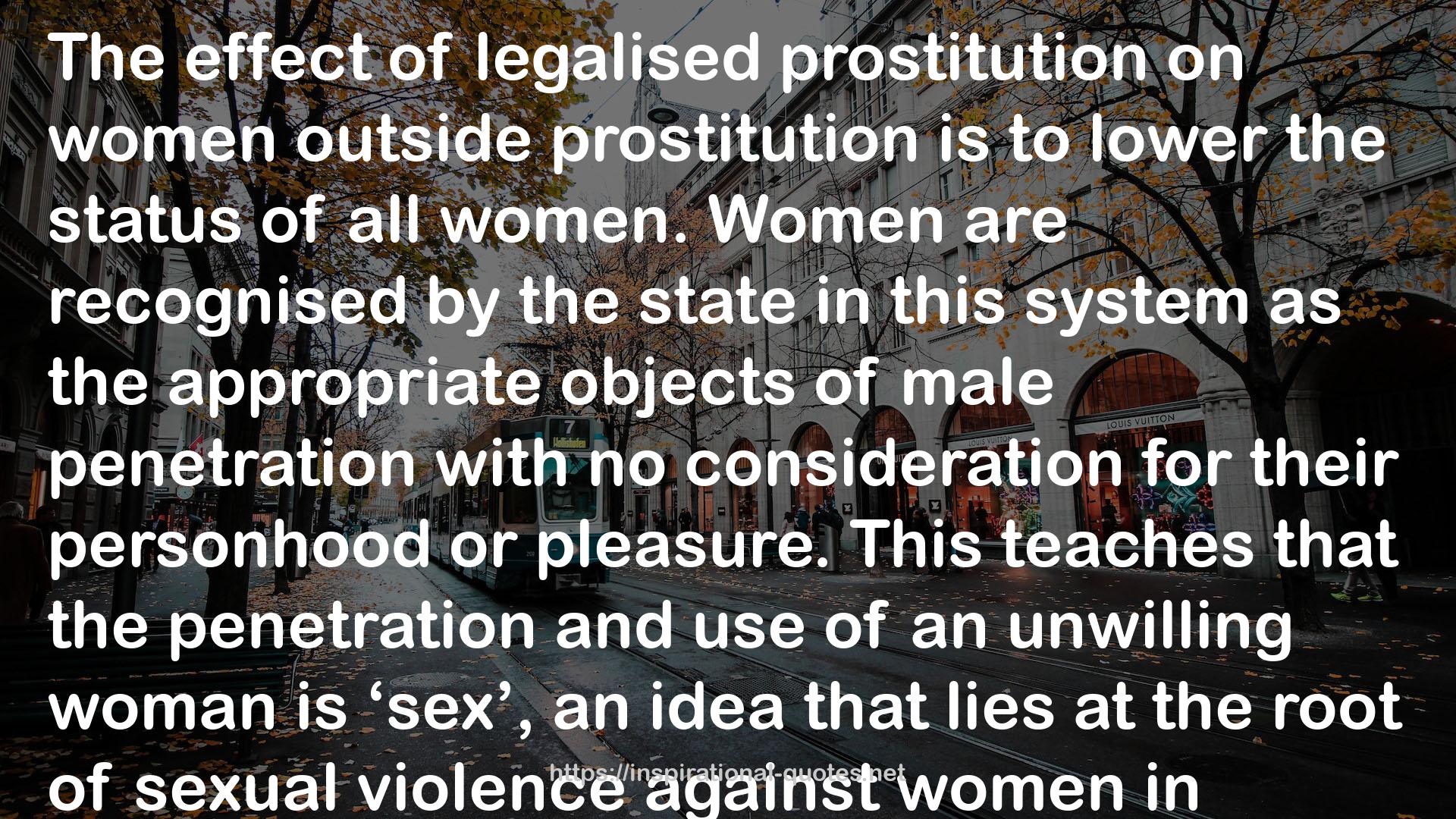 legalised prostitution  QUOTES
