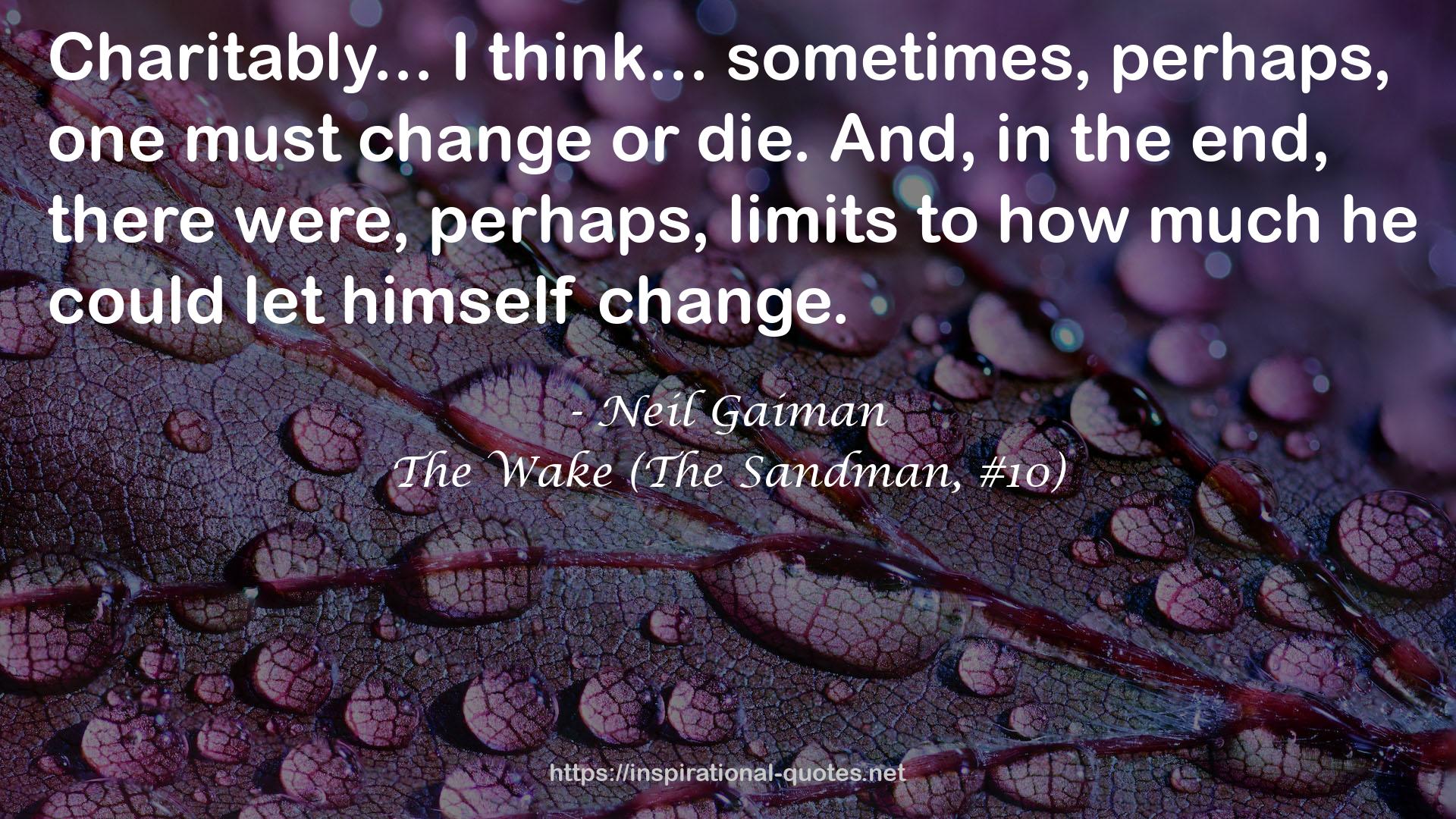 The Wake (The Sandman, #10) QUOTES