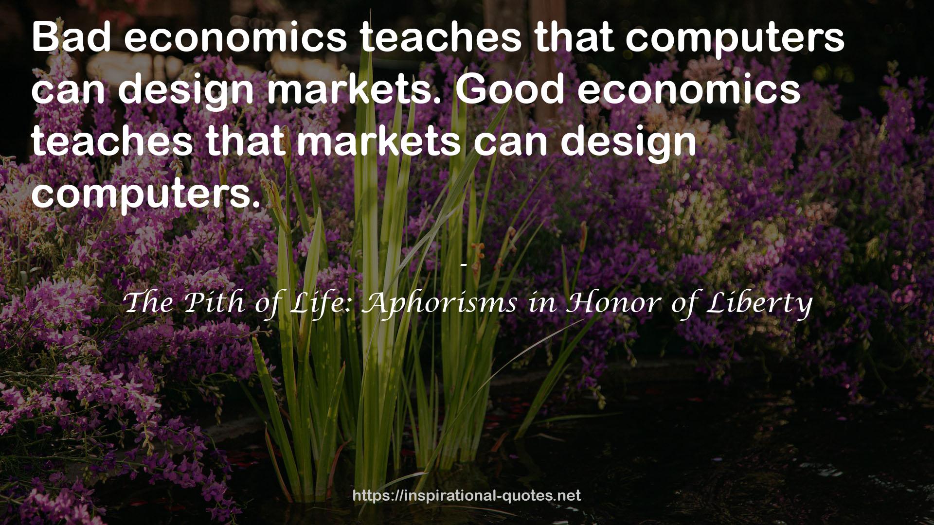 good economics  QUOTES