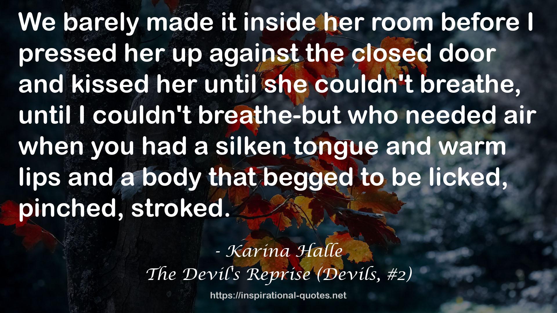 The Devil's Reprise (Devils, #2) QUOTES