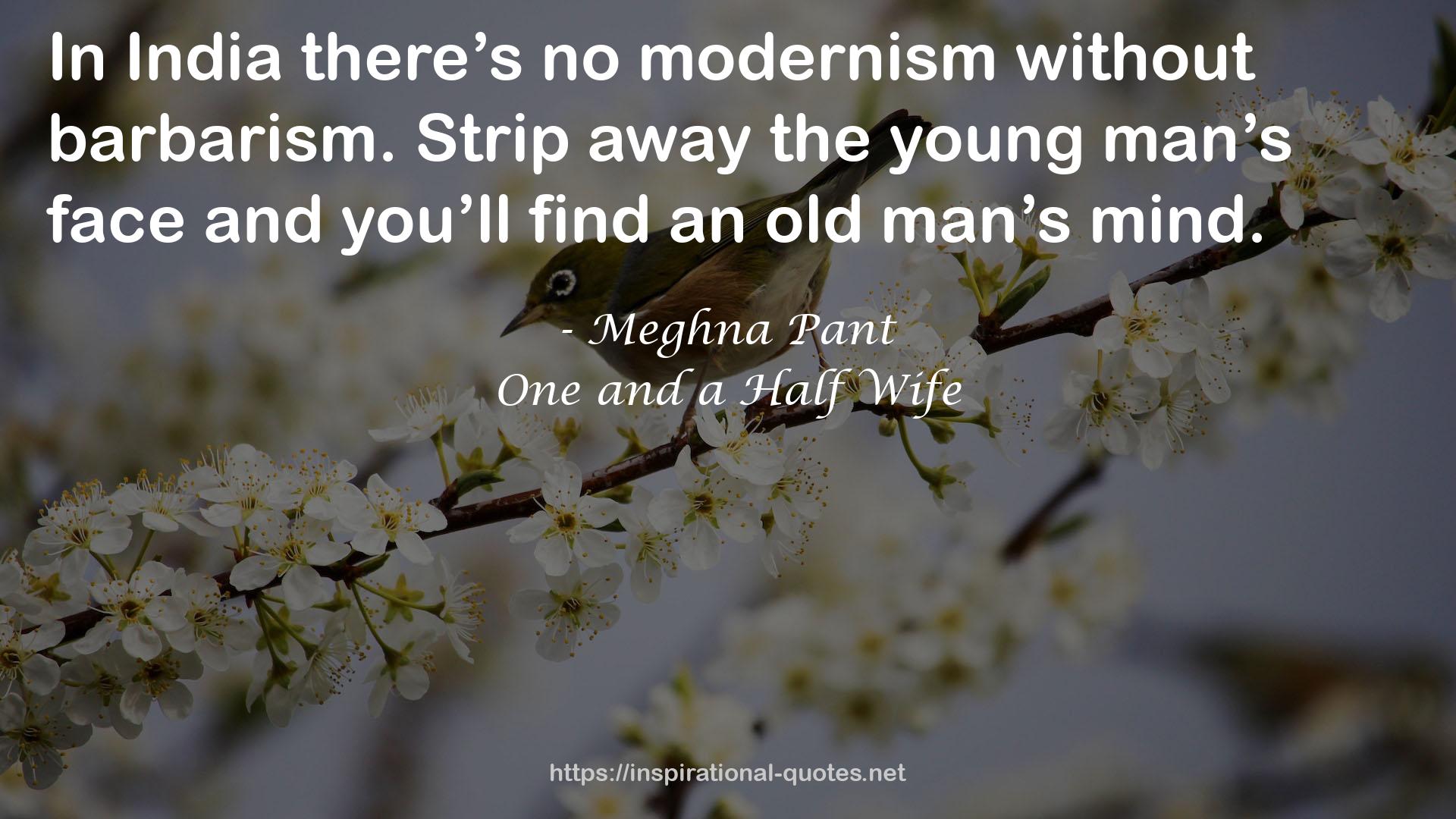 no modernism  QUOTES