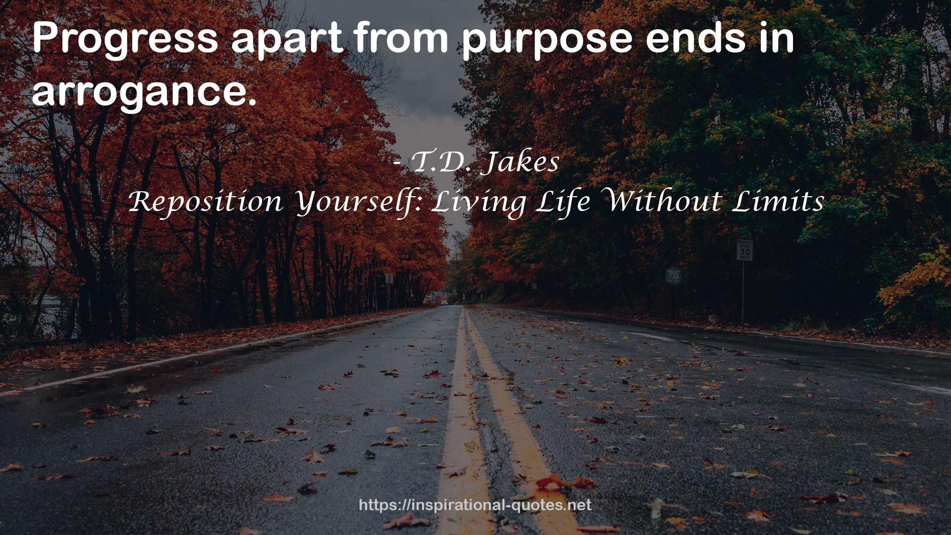 Reposition Yourself: Living Life Without Limits QUOTES