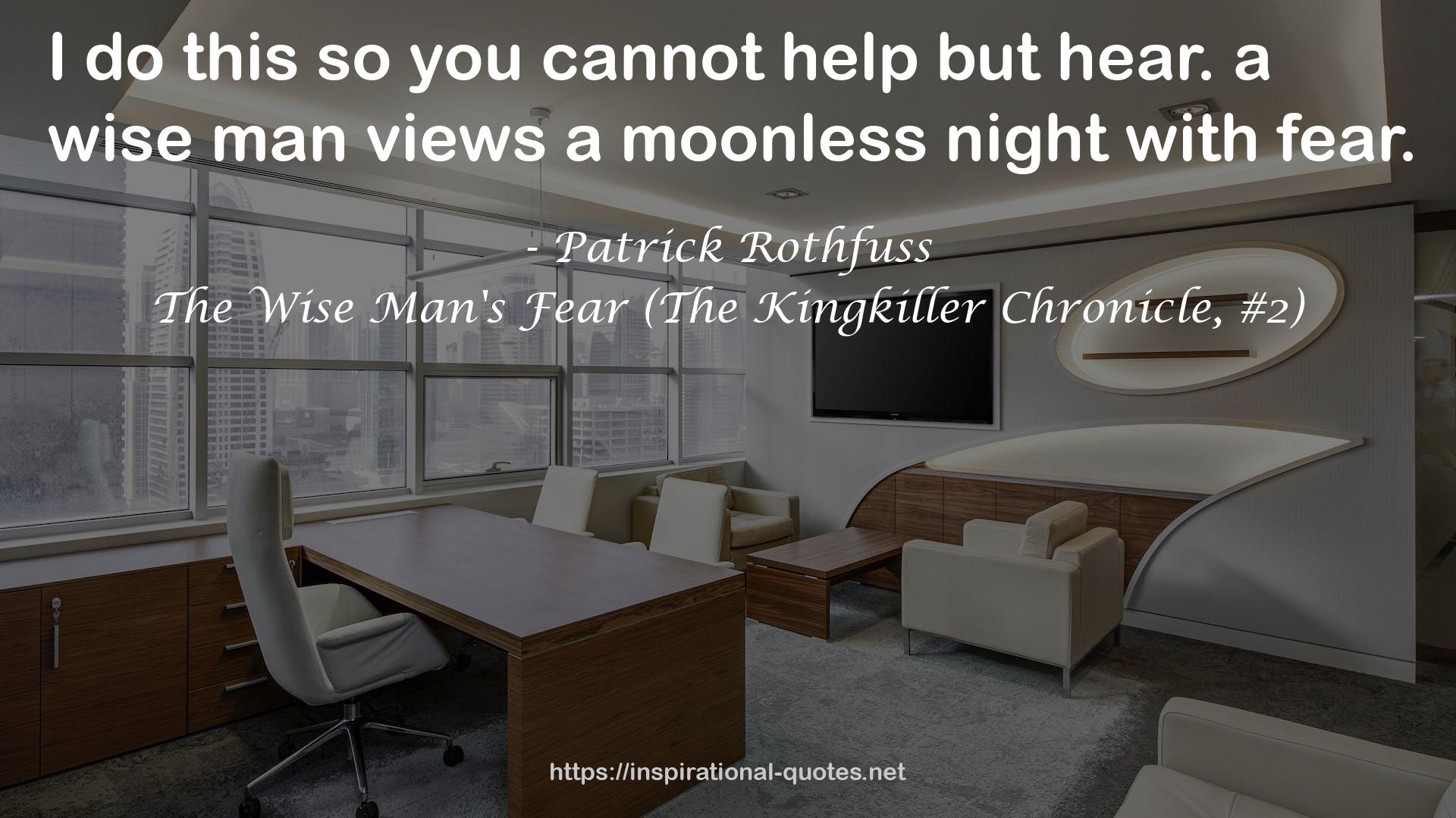 a moonless night  QUOTES