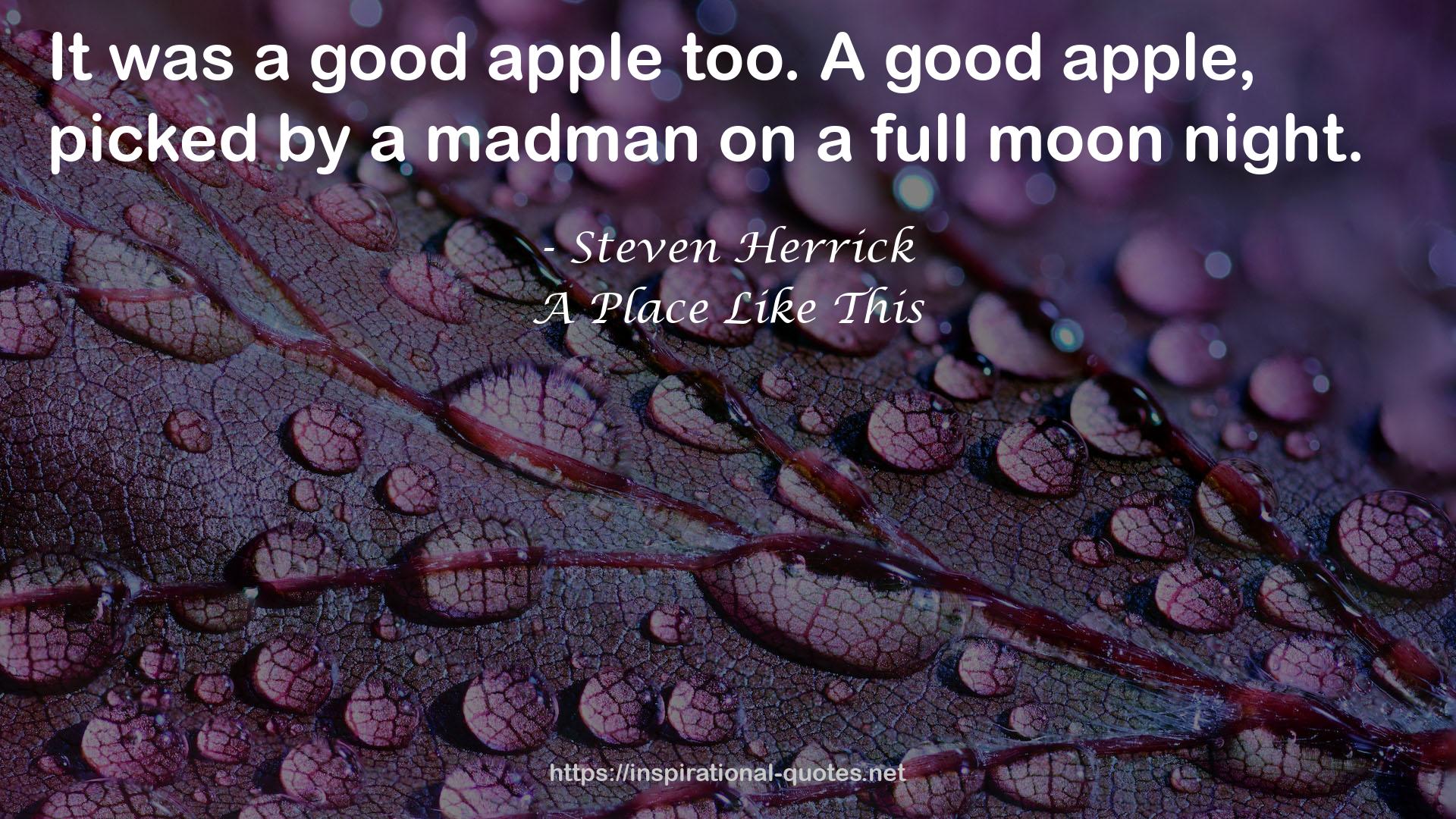 a good apple  QUOTES