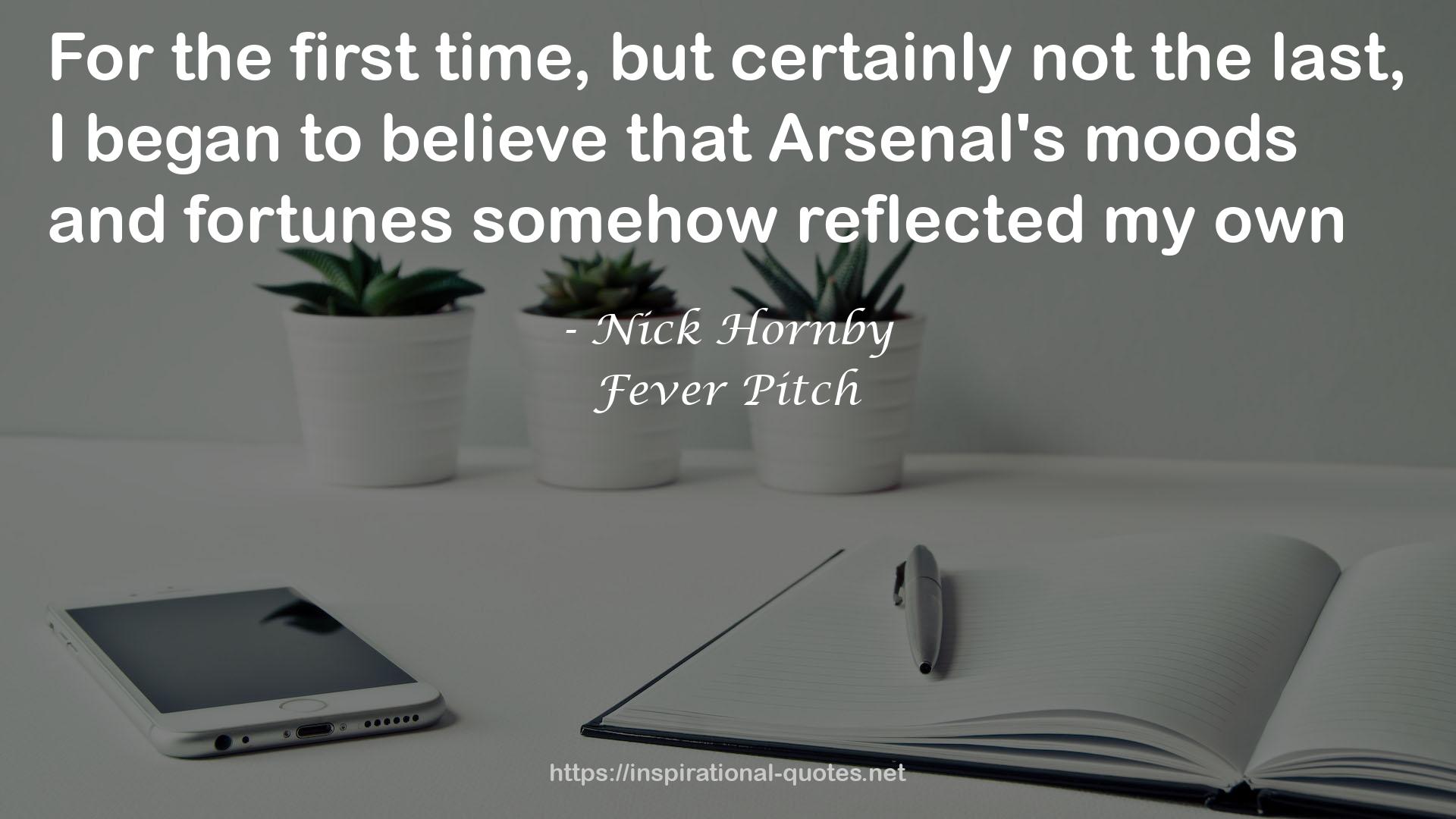 Arsenal's moods  QUOTES