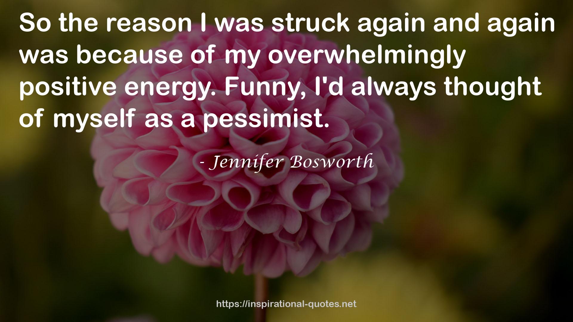 Jennifer Bosworth QUOTES