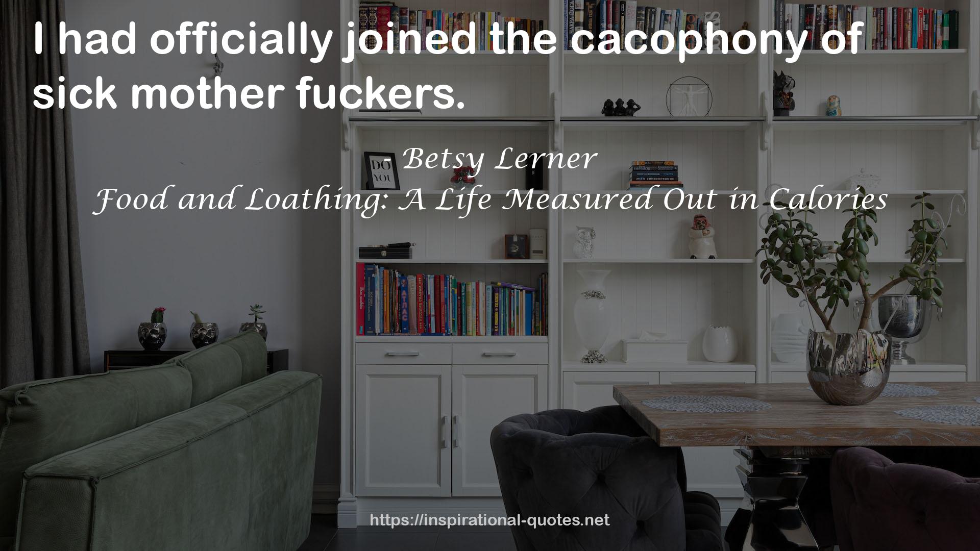 cacophony  QUOTES