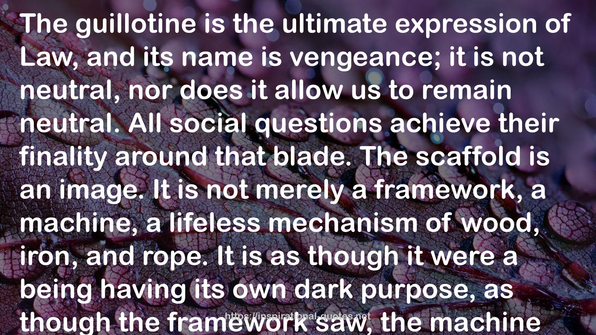 guillotine  QUOTES