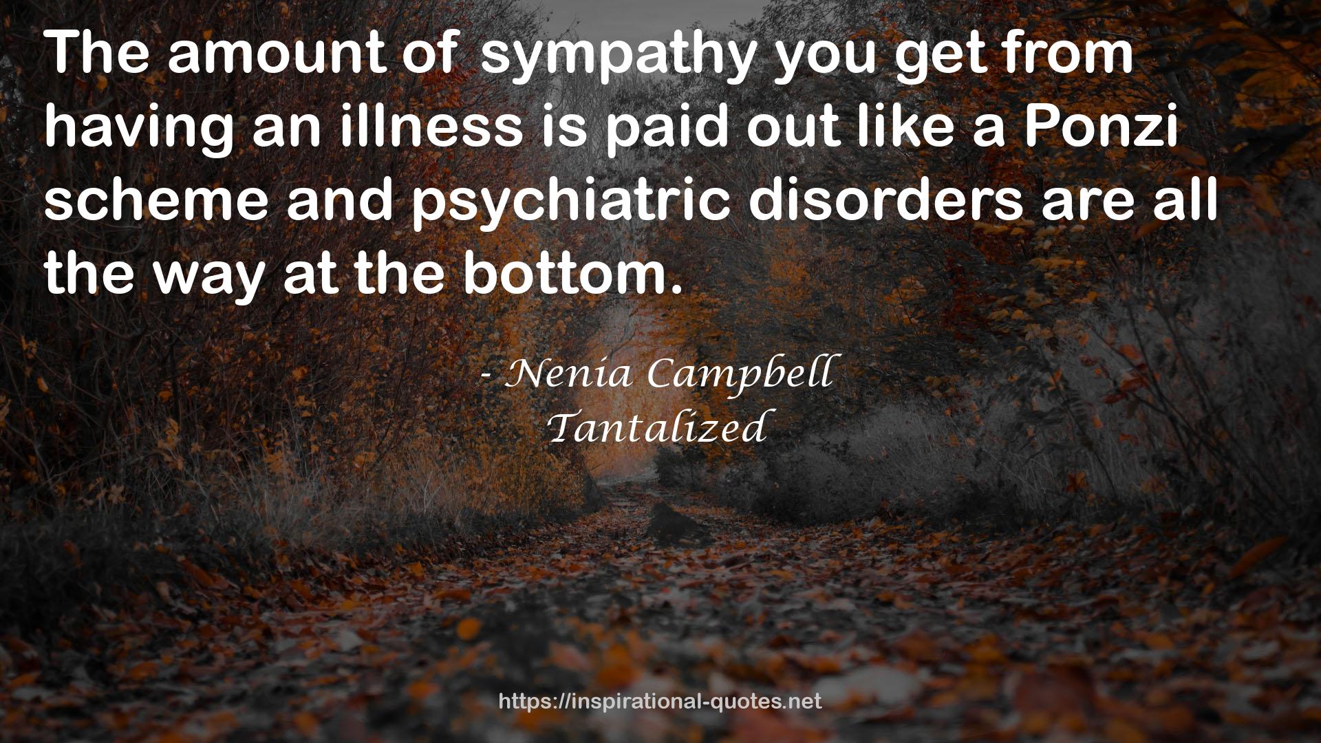 a Ponzi scheme and psychiatric disorders  QUOTES