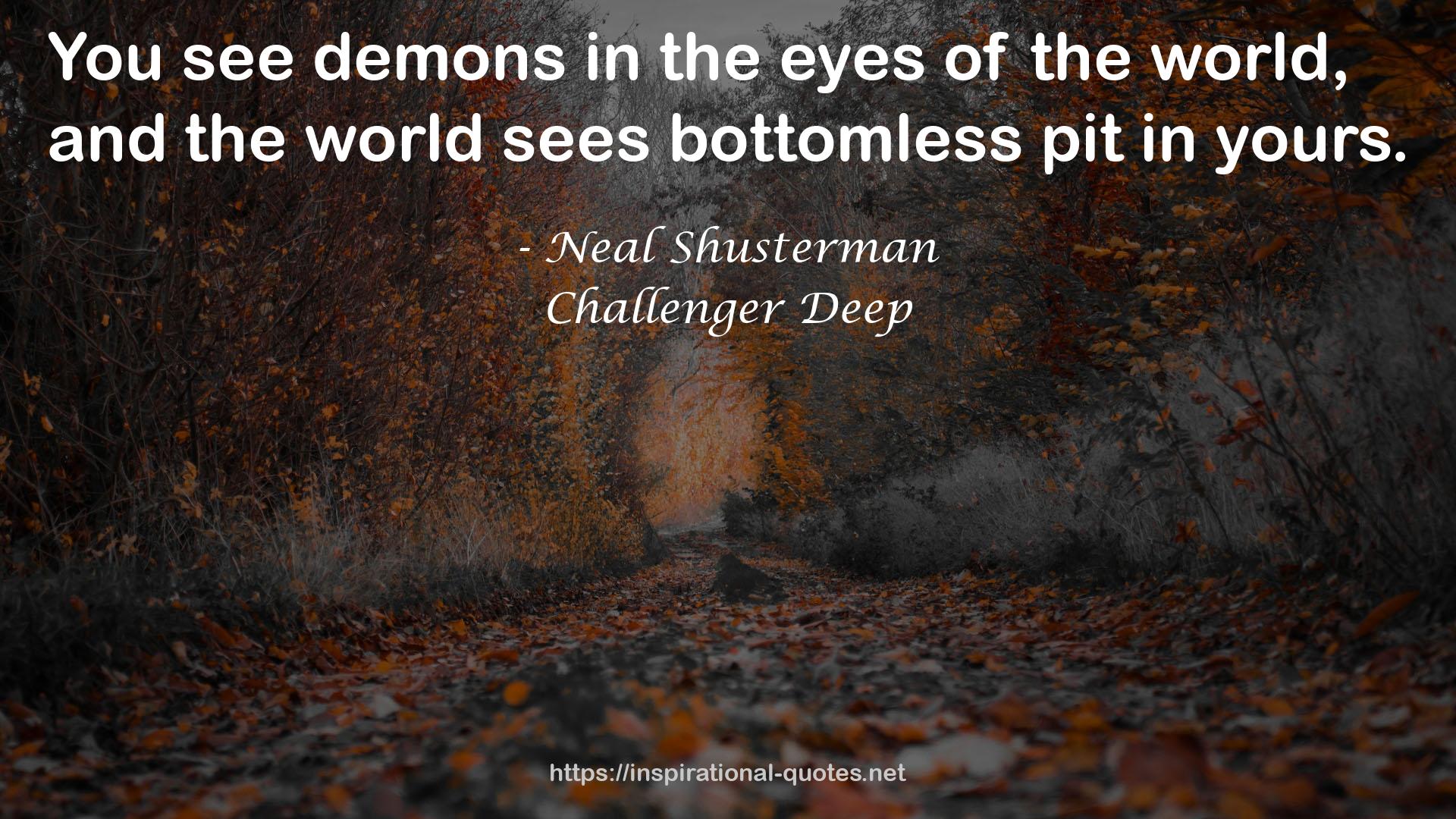 bottomless pit  QUOTES