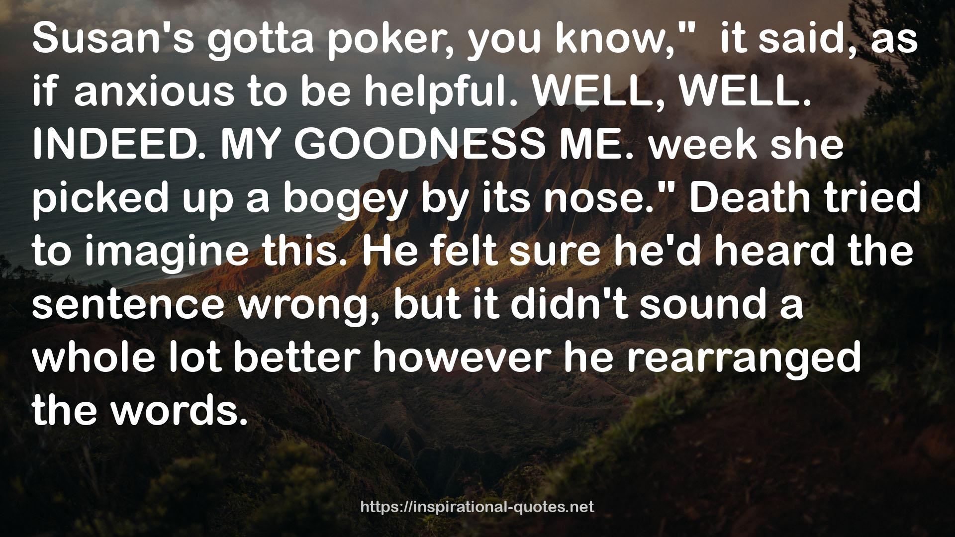 bogey  QUOTES