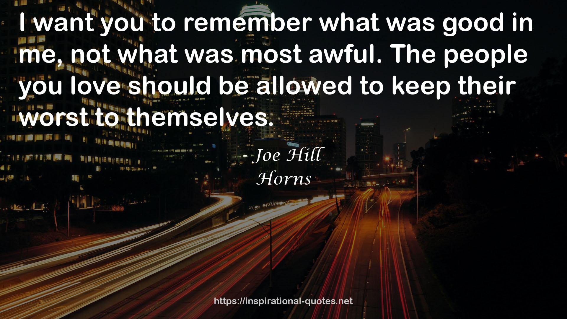 Joe Hill QUOTES