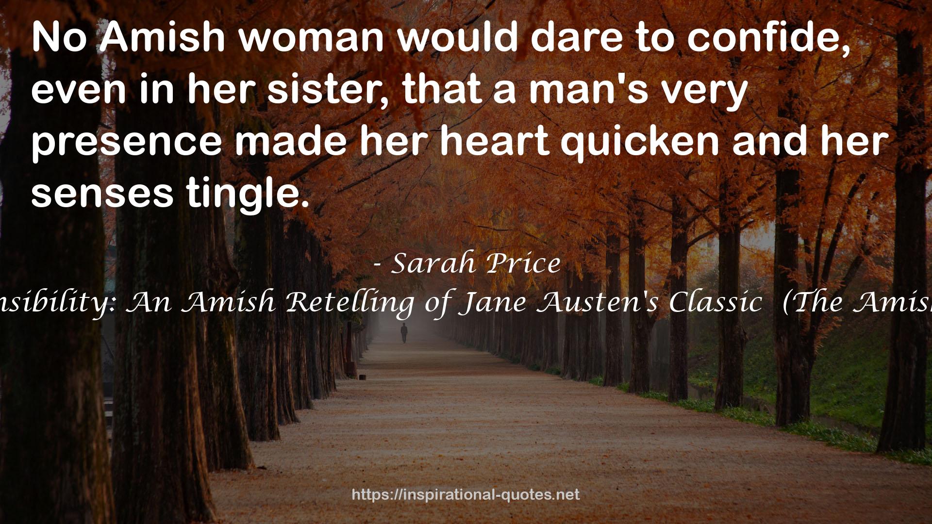 Sense and Sensibility: An Amish Retelling of Jane Austen's Classic  (The Amish Classics, #4) QUOTES