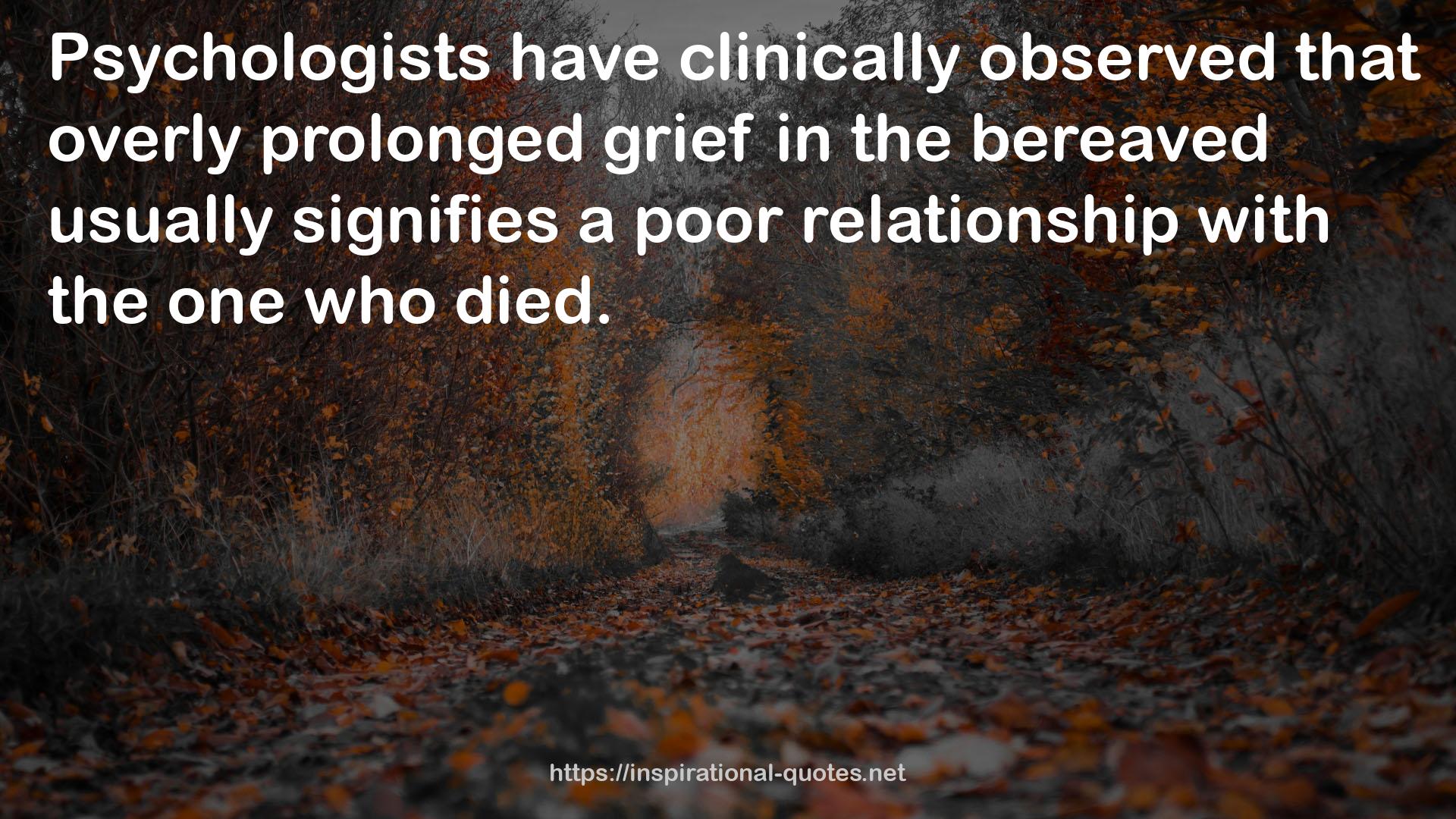 bereaved  QUOTES