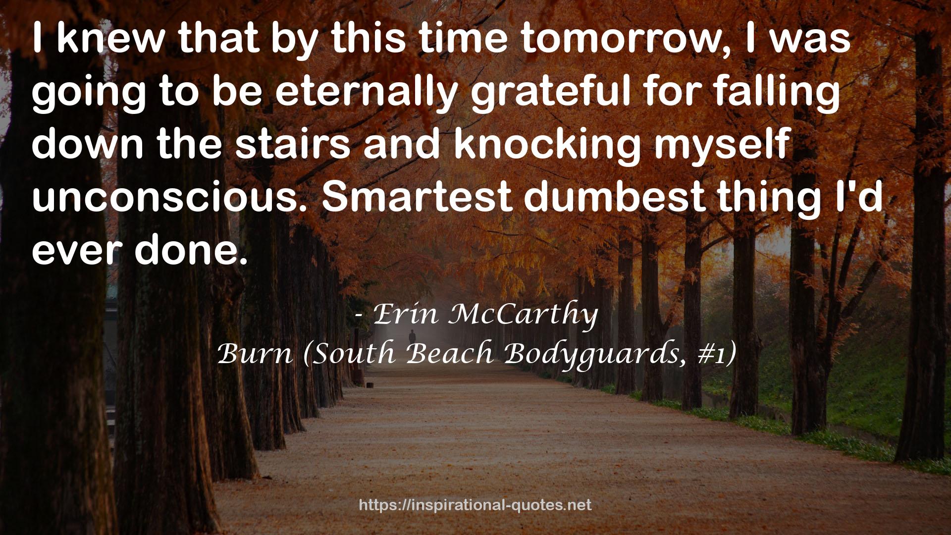 Burn (South Beach Bodyguards, #1) QUOTES