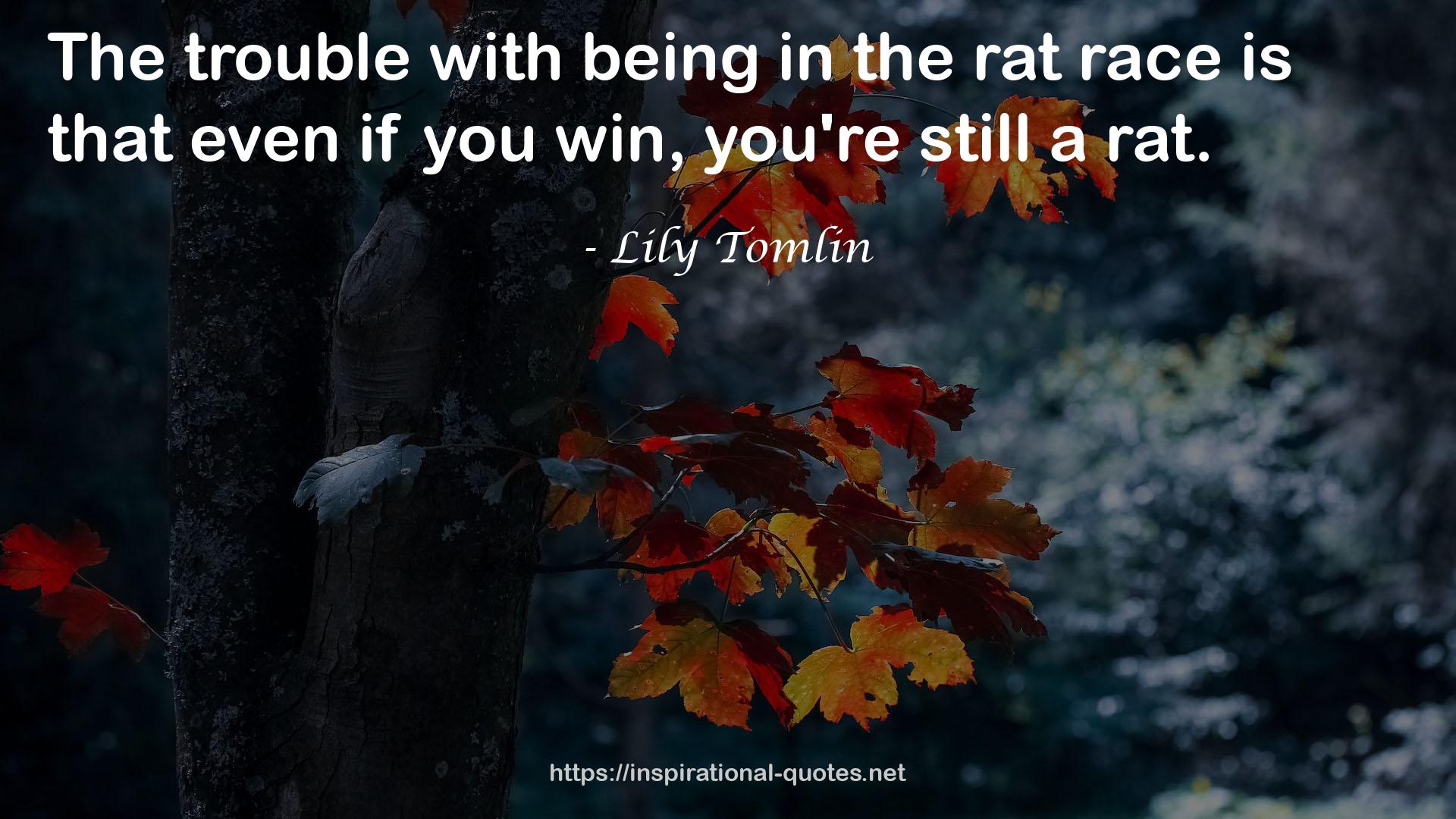 the rat race  QUOTES