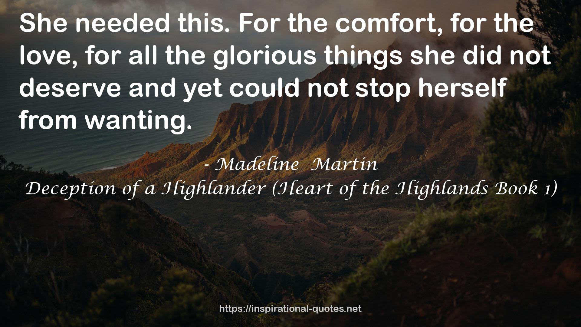 Deception of a Highlander (Heart of the Highlands Book 1) QUOTES