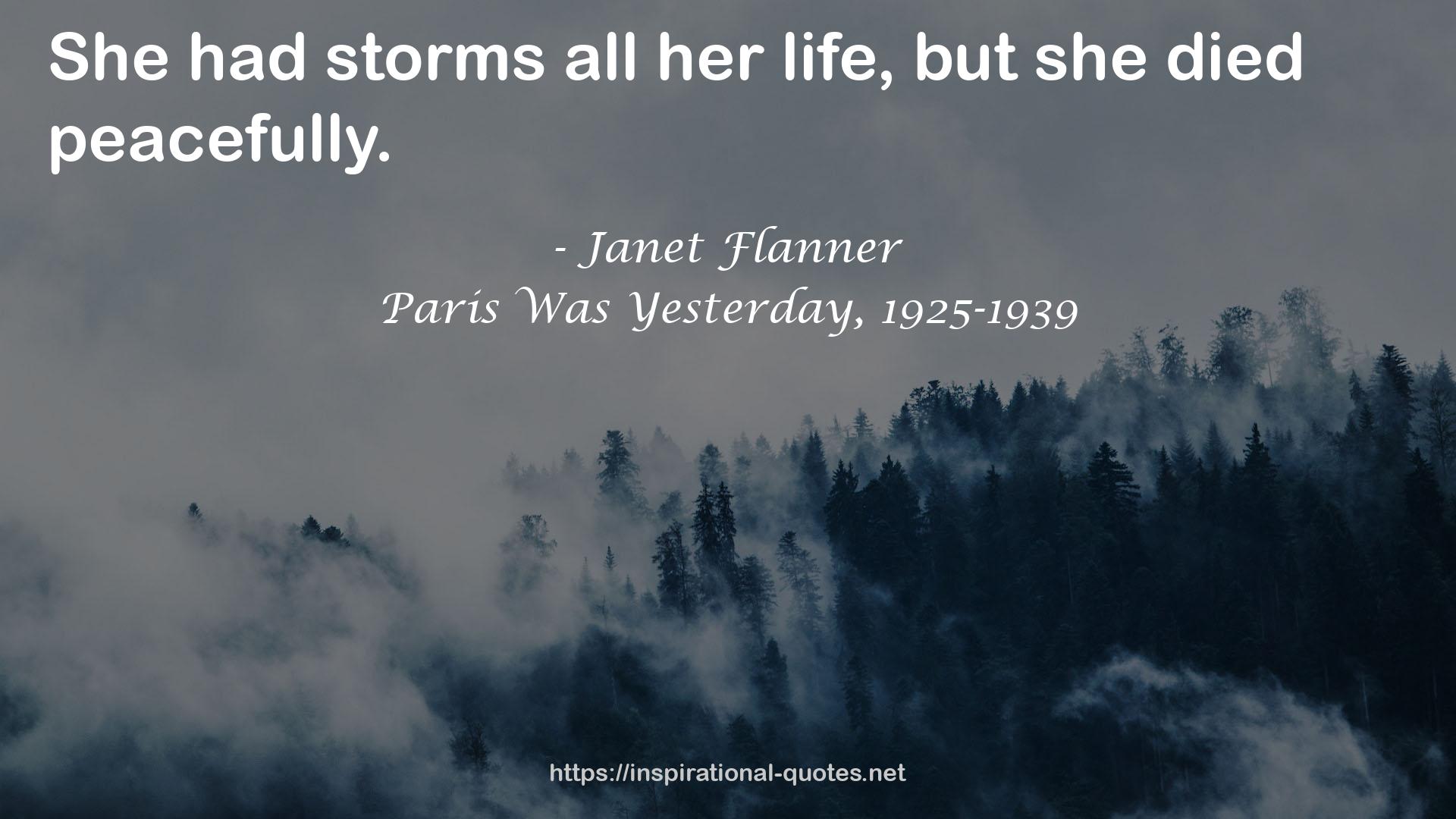 Paris Was Yesterday, 1925-1939 QUOTES