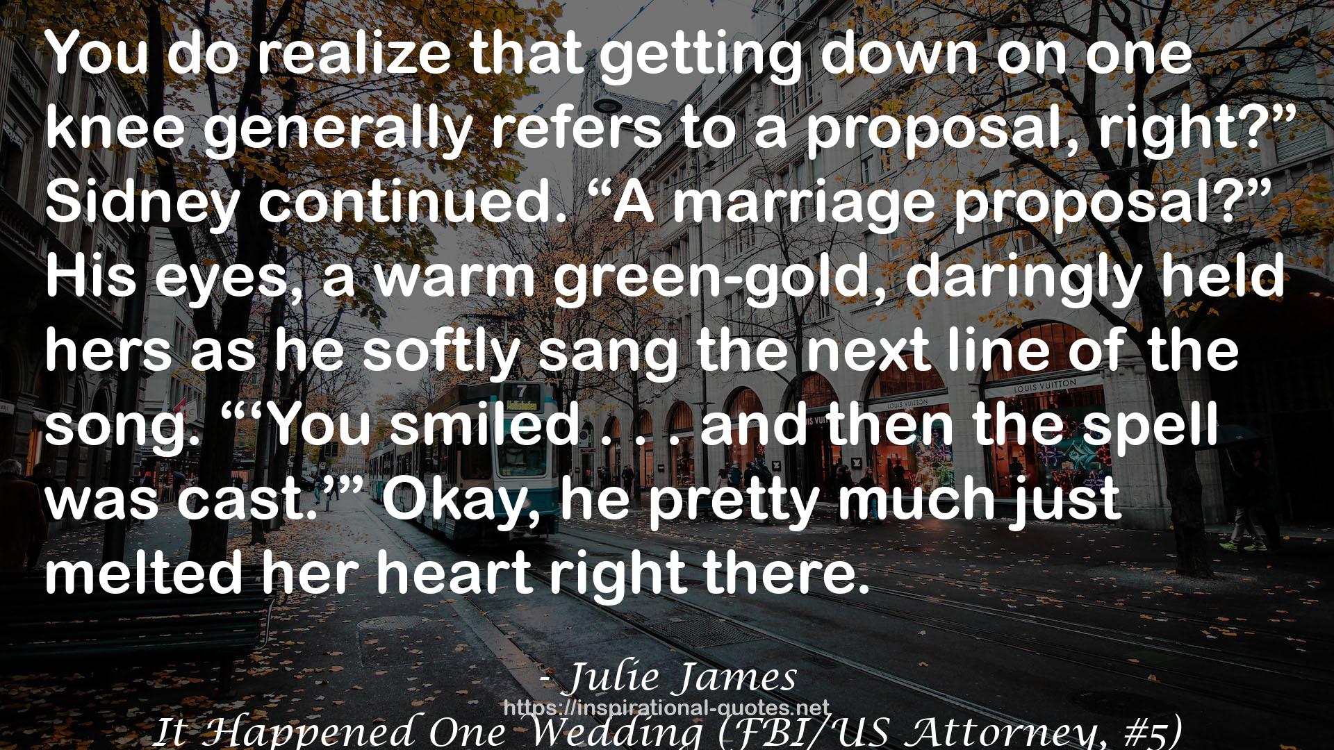 It Happened One Wedding (FBI/US Attorney, #5) QUOTES