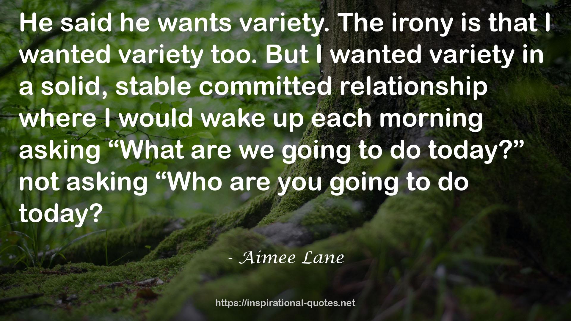 Aimee Lane QUOTES