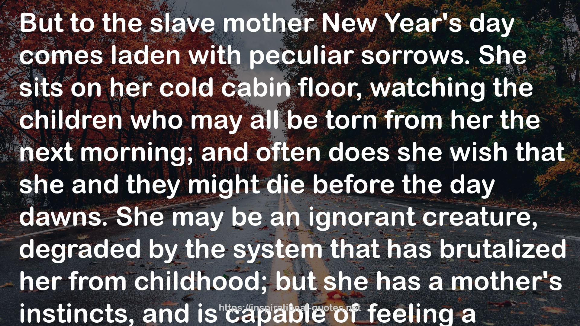 the slave mother  QUOTES