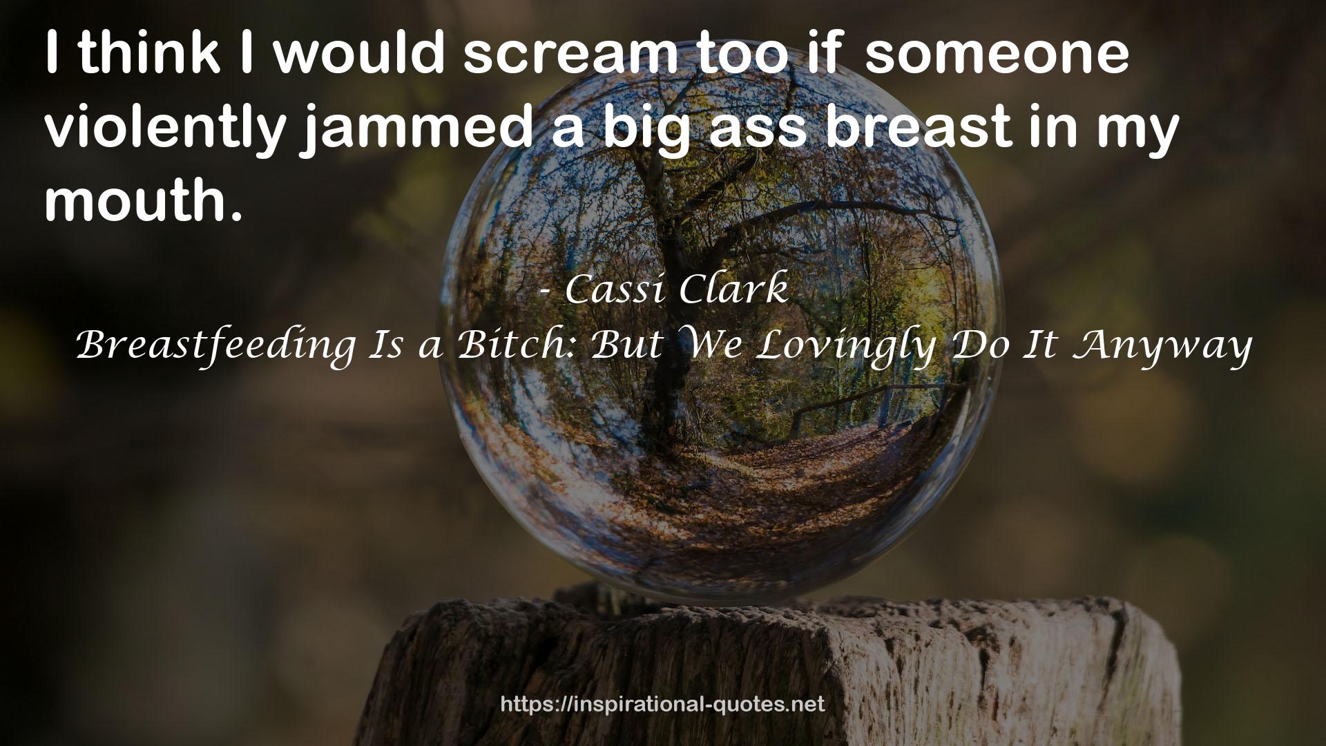 a big ass breast  QUOTES