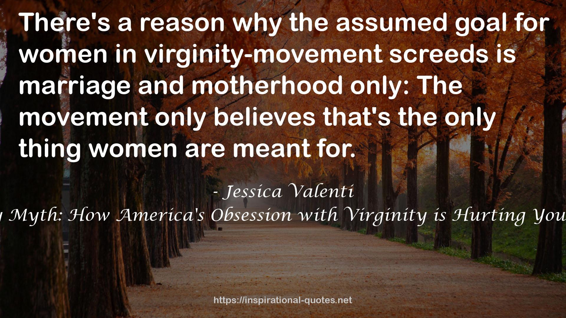 virginity-movement screeds  QUOTES