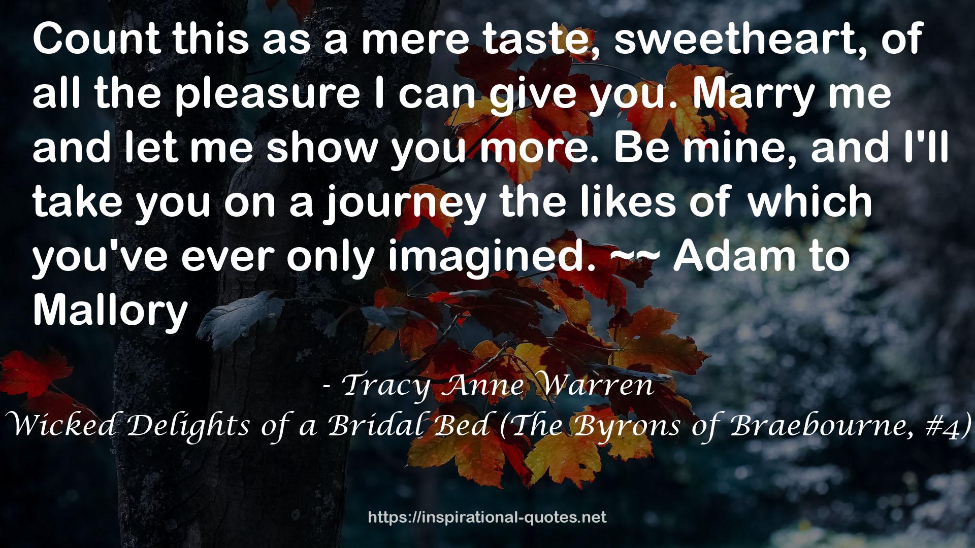Wicked Delights of a Bridal Bed (The Byrons of Braebourne, #4) QUOTES