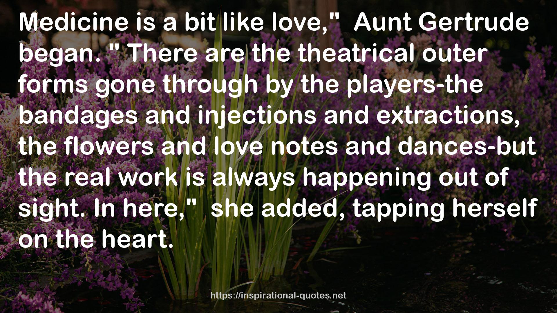 Aunt Gertrude  QUOTES