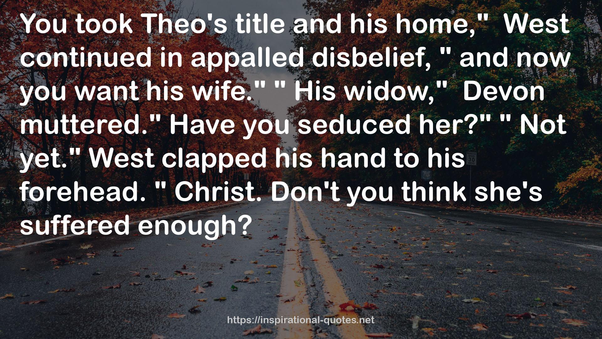 Theo's title  QUOTES