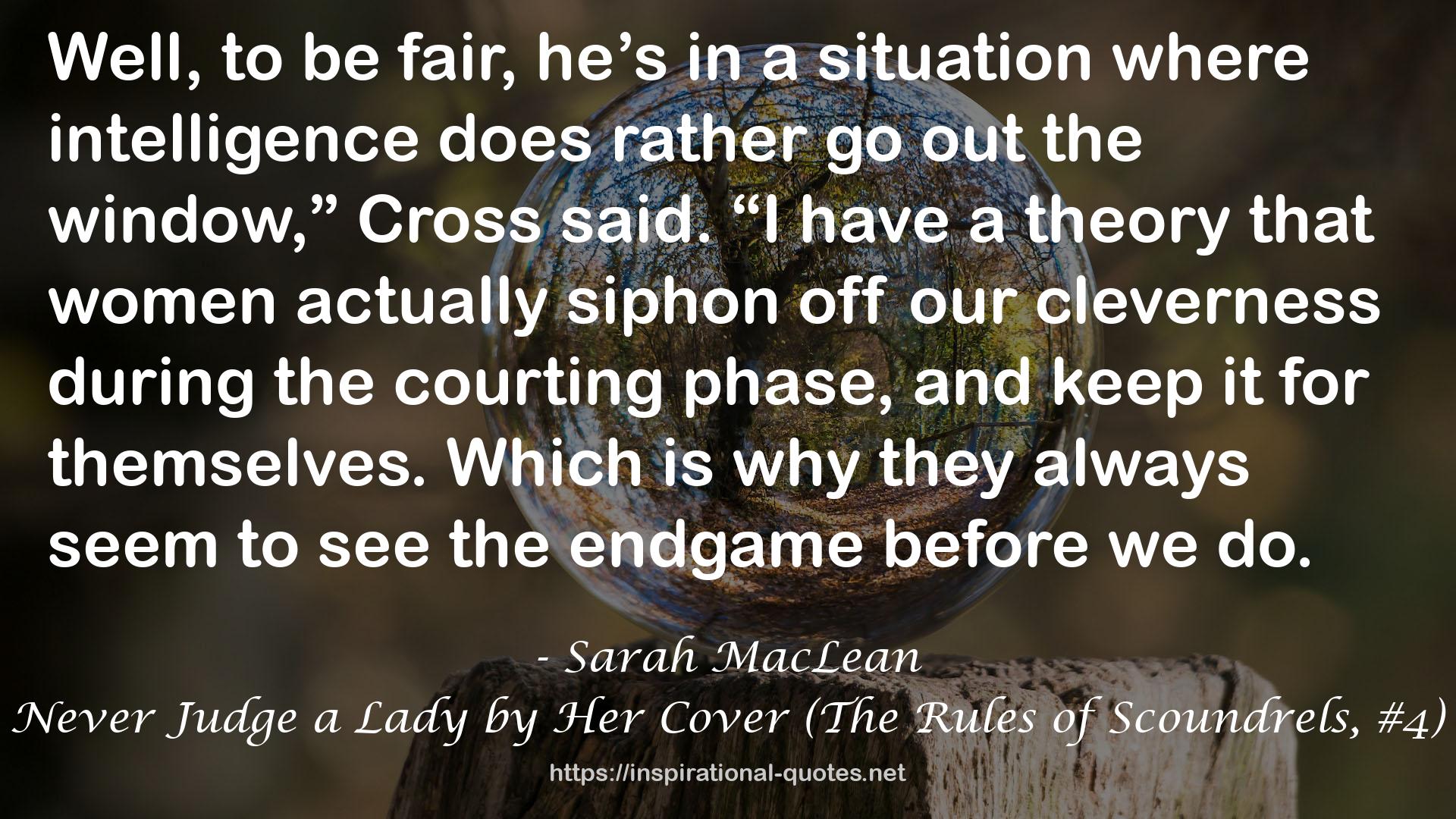 Never Judge a Lady by Her Cover (The Rules of Scoundrels, #4) QUOTES