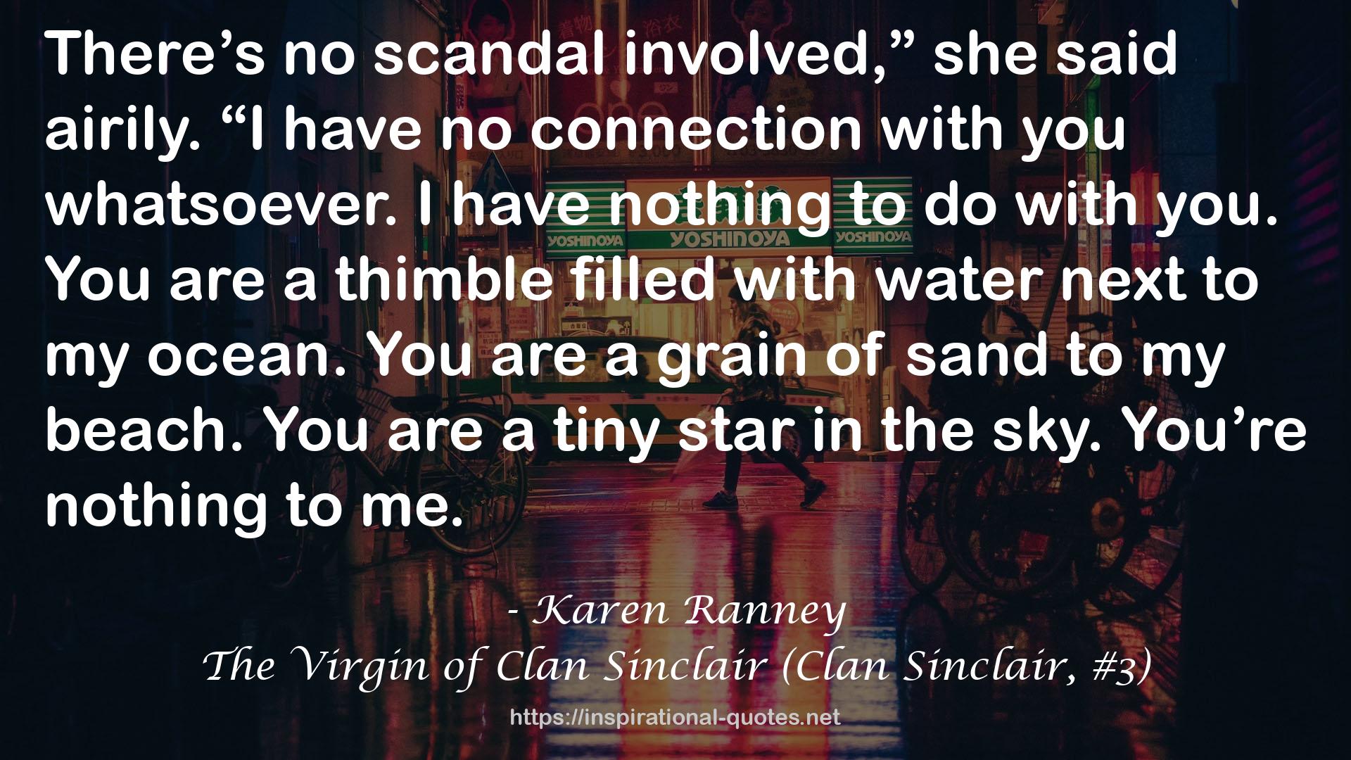 The Virgin of Clan Sinclair (Clan Sinclair, #3) QUOTES
