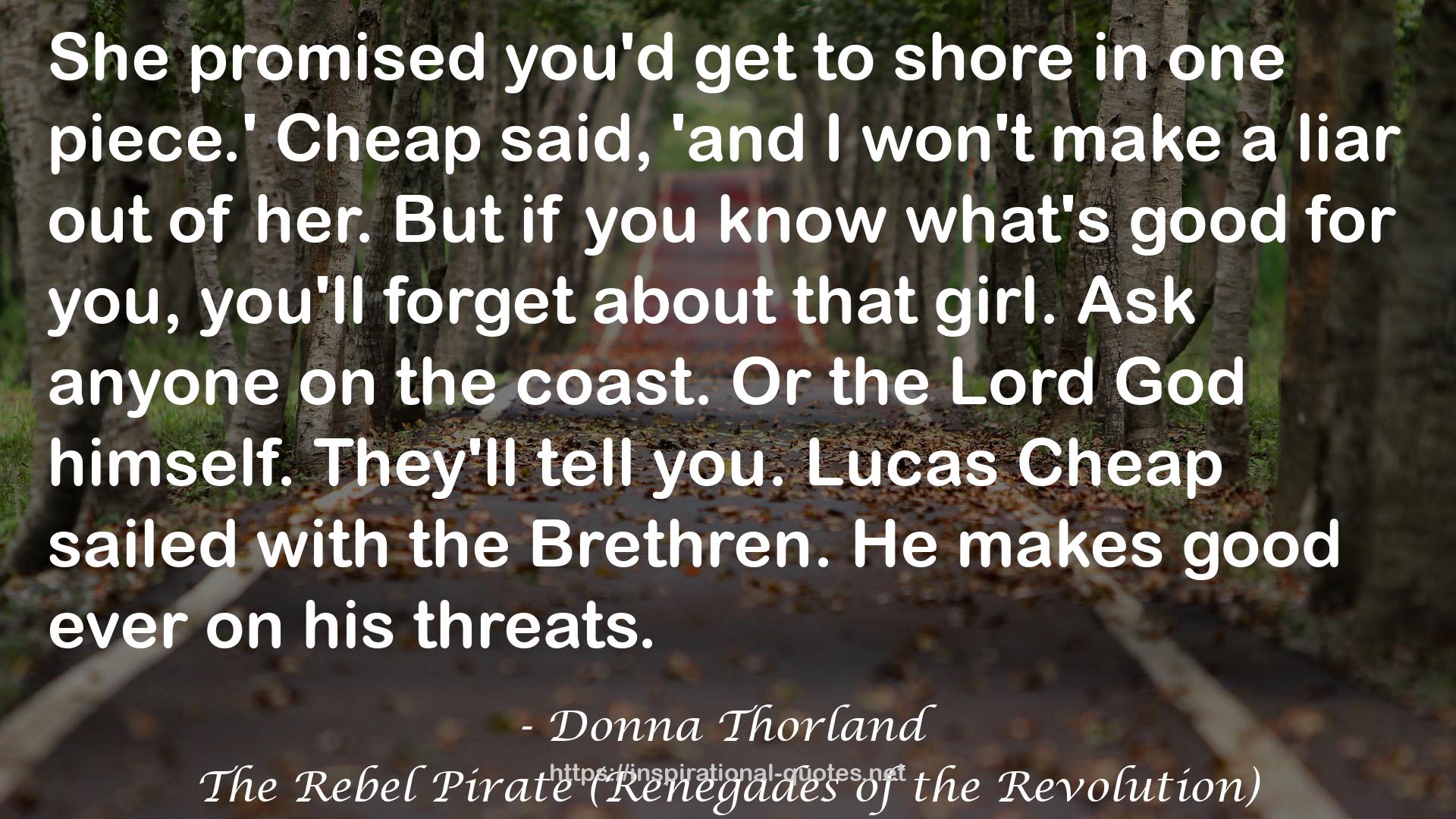 Donna Thorland QUOTES